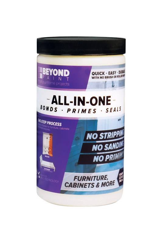 Beyond Paint BP03 All-in-One Refinishing Paint, Linen, 1-qt 9J_GKR6RDLA
