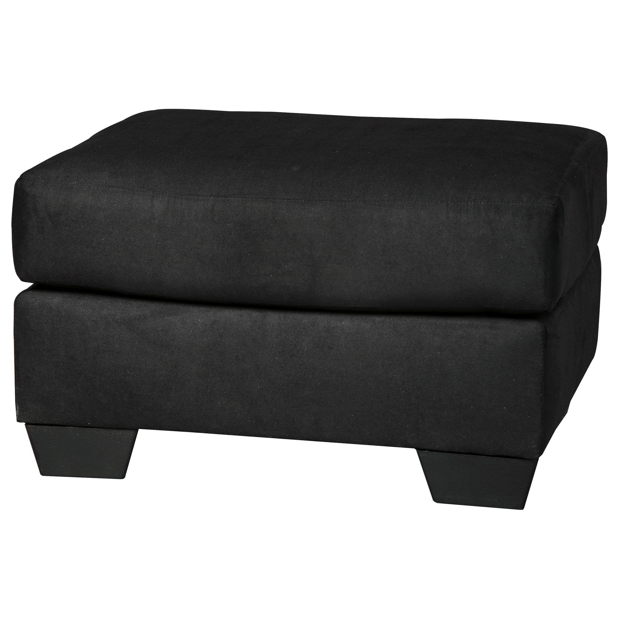Signature Design by Ashley Darcy Ottoman - Black DL_L2L1SFFB