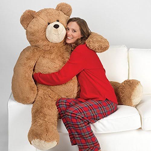 Vermont Teddy Bear Giant Love 4 Feet Tall Brown S7_ANS61FPA