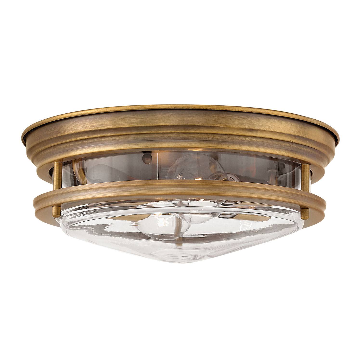 Hinkley Lighting 3302BR-CL Hadley Brushed Bronze Flush Mount ZC_UJKTLLNC