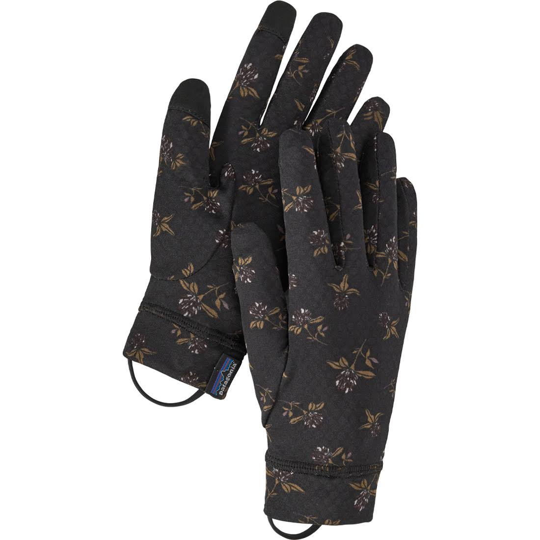 Patagonia Capilene Midweight Liner Gloves XL Clover Black IY_M9UH5FGH