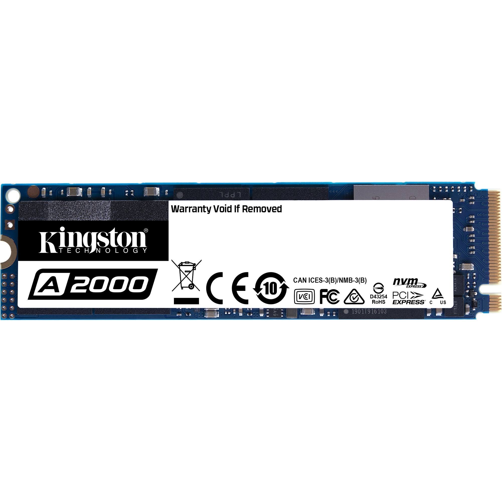 Kingston 500GB A2000 M.2 2280 NVMe Solid State Drive QG_U7KEA7I2