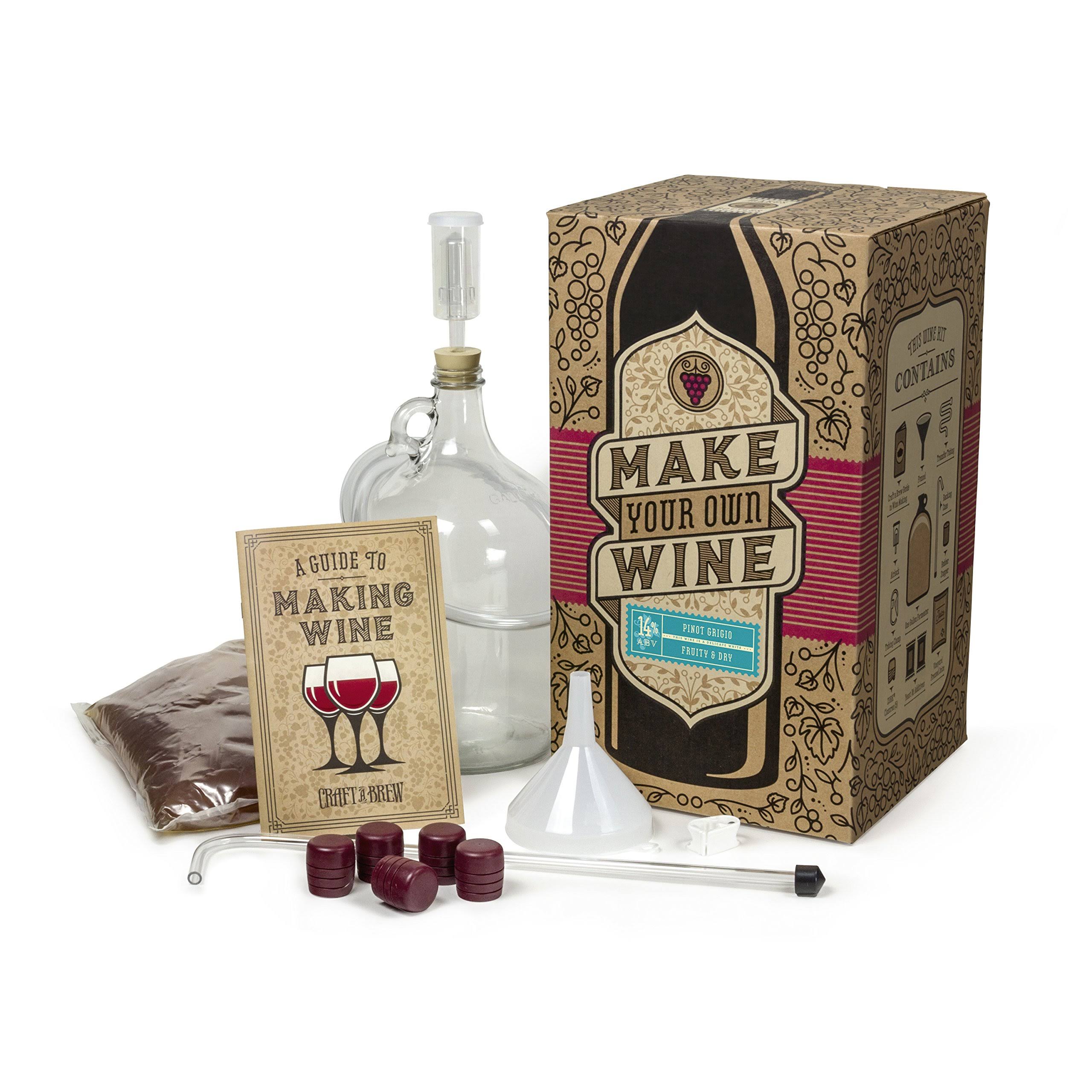 Craft A Brew Pinot Grigio Wine Making Kit K6_T6FREN8X