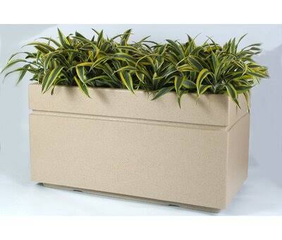 Borup Composite Planter Box Freeport Park Color: Peach, Size: 16 GE_H4WXOIUG