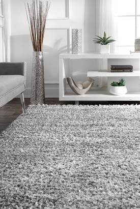 nuLOOM Contemporary Brooke Shag KKEL04B Gray Rug 8' x 11' WF_UHHA5ZOI