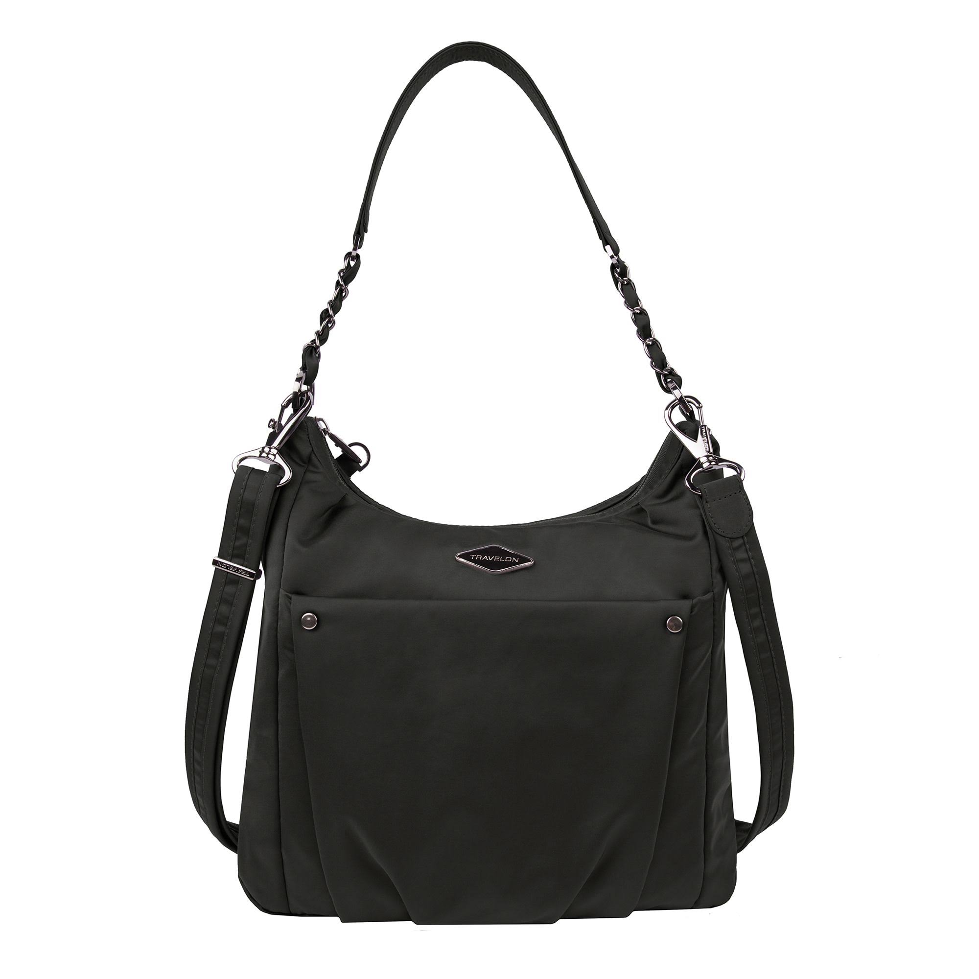 Travelon Anti-Theft Parkview Hobo Crossbody - Black LM_PQQWG840