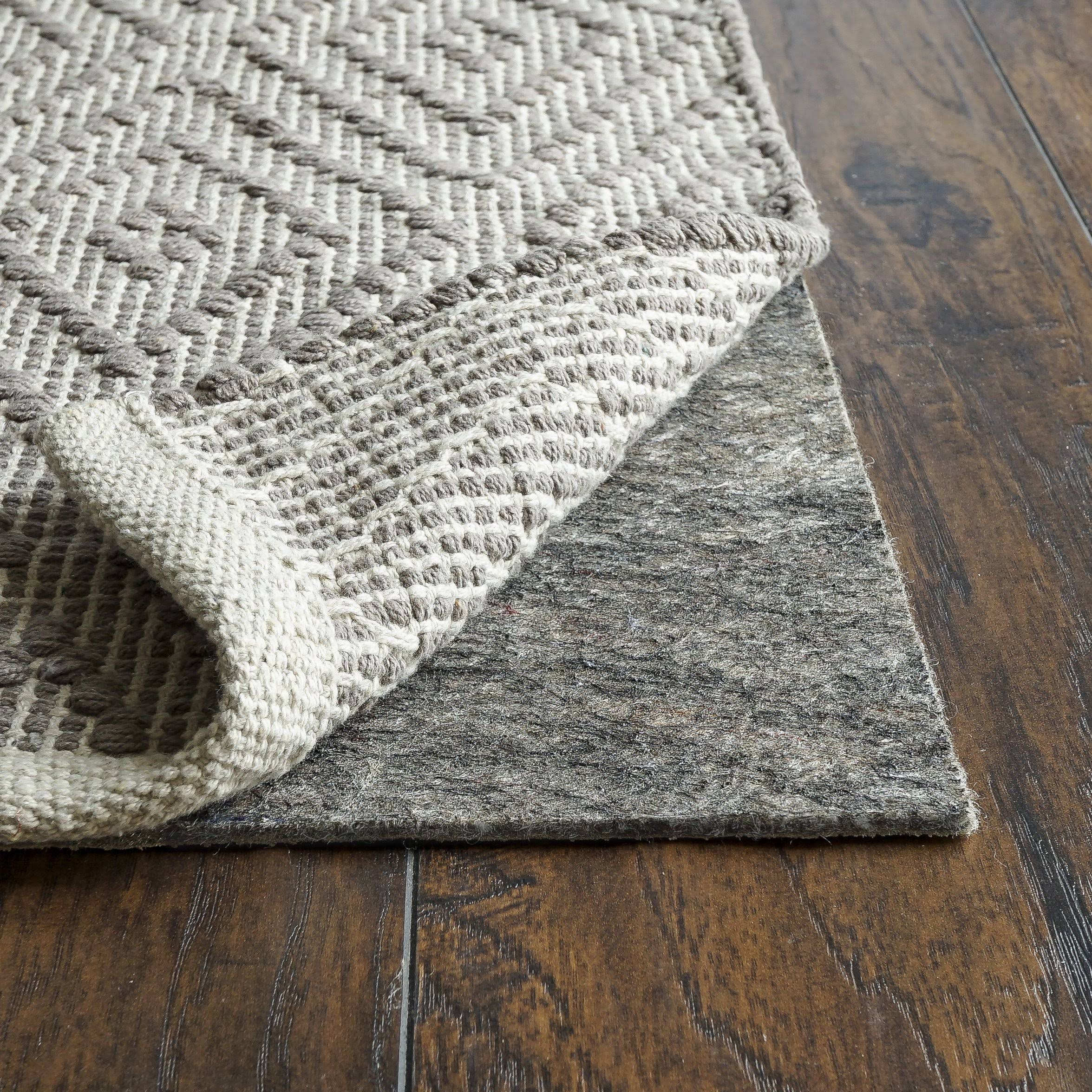 RugPadUSA - Anchor Grip - Felt + Rubber - Non-Slip Rug Pad, Size 11' x 15', Gray OK_PO0531PU
