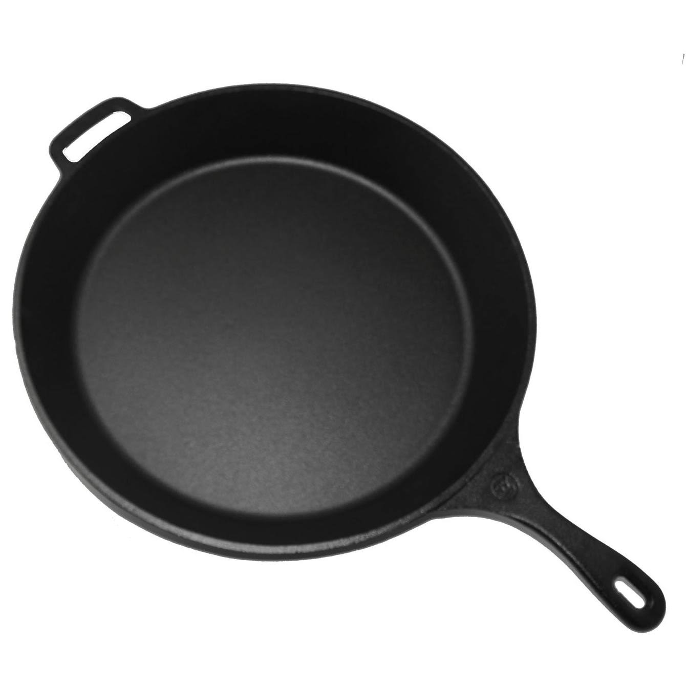 Westinghouse Cast Iron Seasoned Skillet, 15-Inch, Black X2_GKMWVGTU