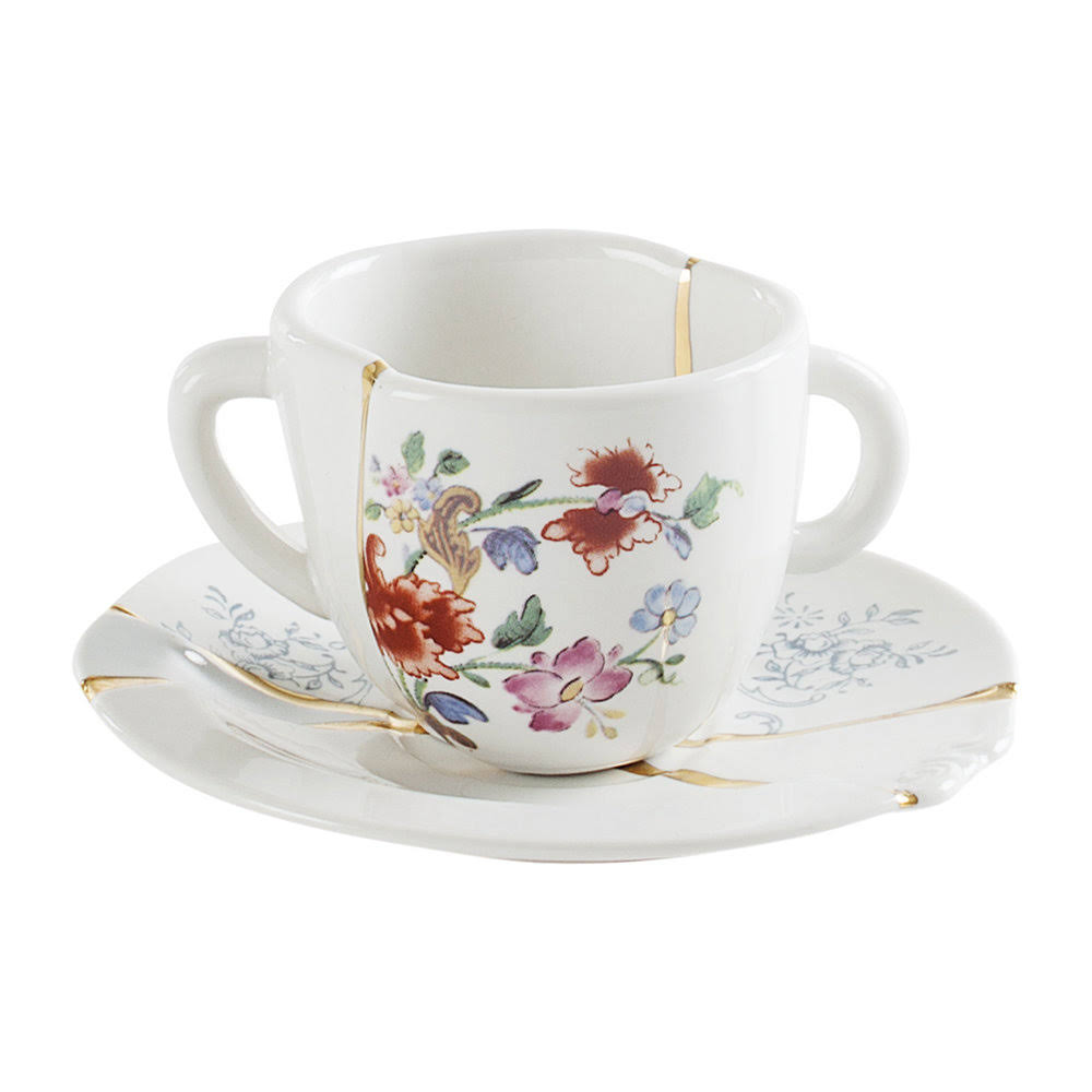 Seletti Kintsugi Coffee Cup with Saucer I PR_RSTCXPXF
