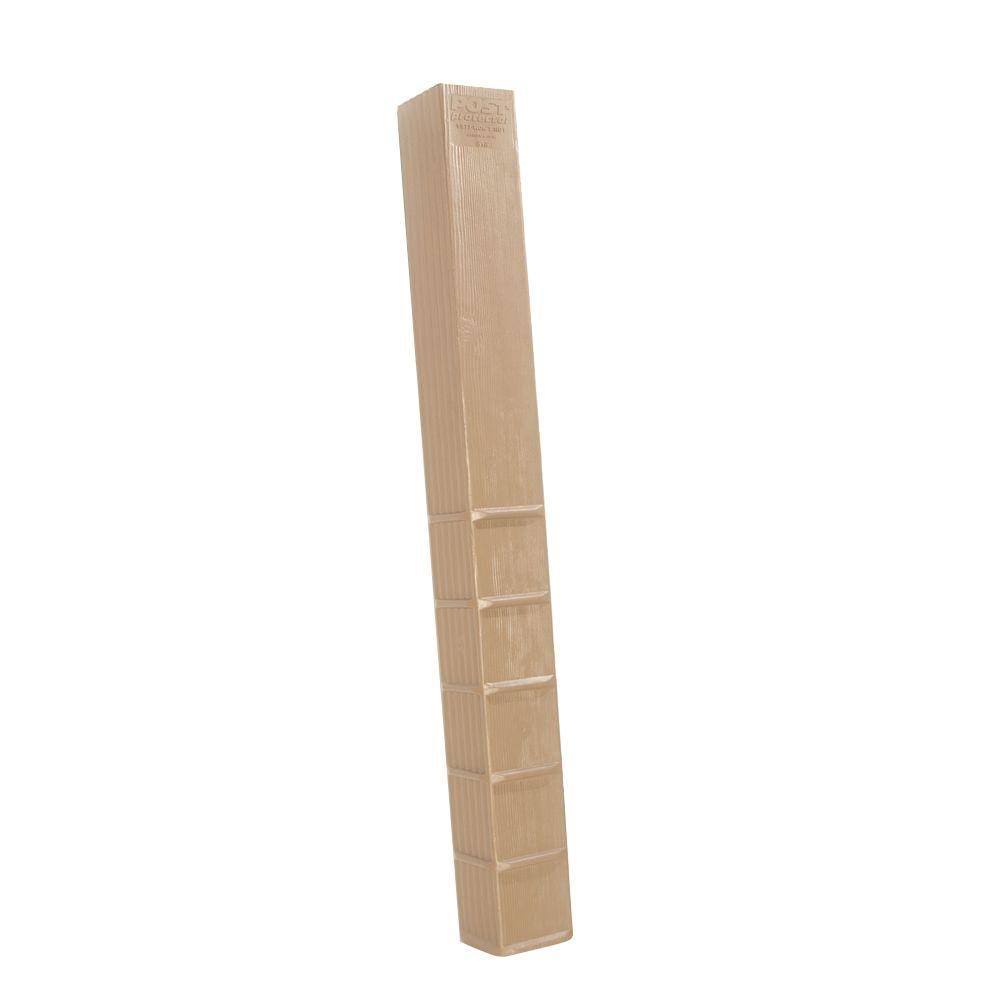 6 in. x 6 in. x 60 in. In-Ground Fence Post Decay Protection 59_QVULBIKO