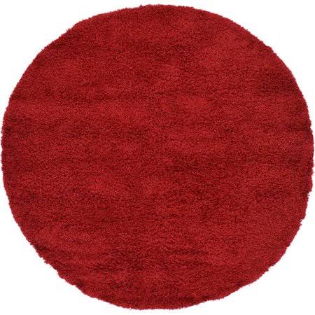 Turn on The Brights Angeline Cherry Red Indoor Area Rug, Size Round 6' ZB_PYGLUGHA