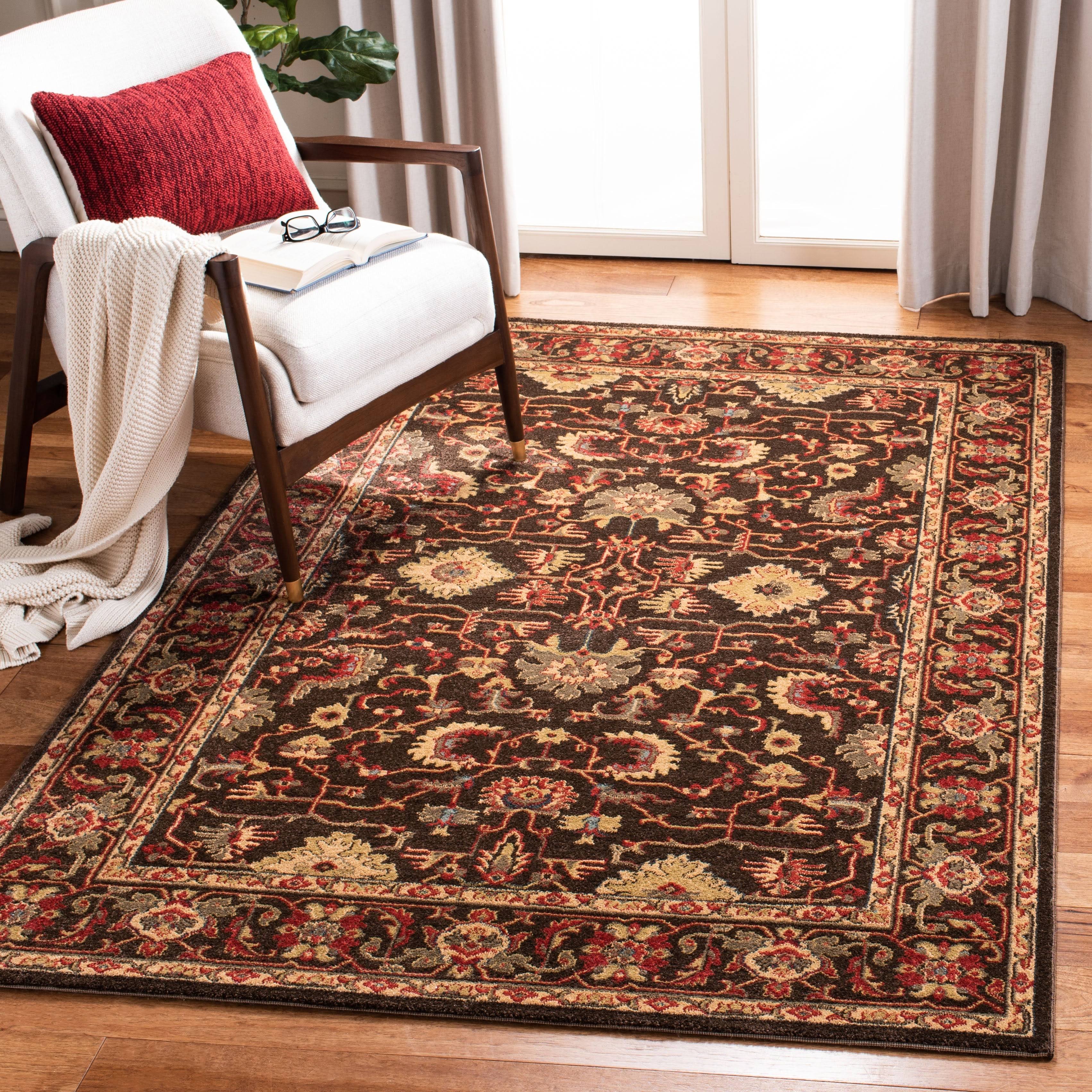 Safavieh Mahal Rug Collection MAH693T - Brown / Beige - 4' x 5'-7 QY_6YBTBZEH