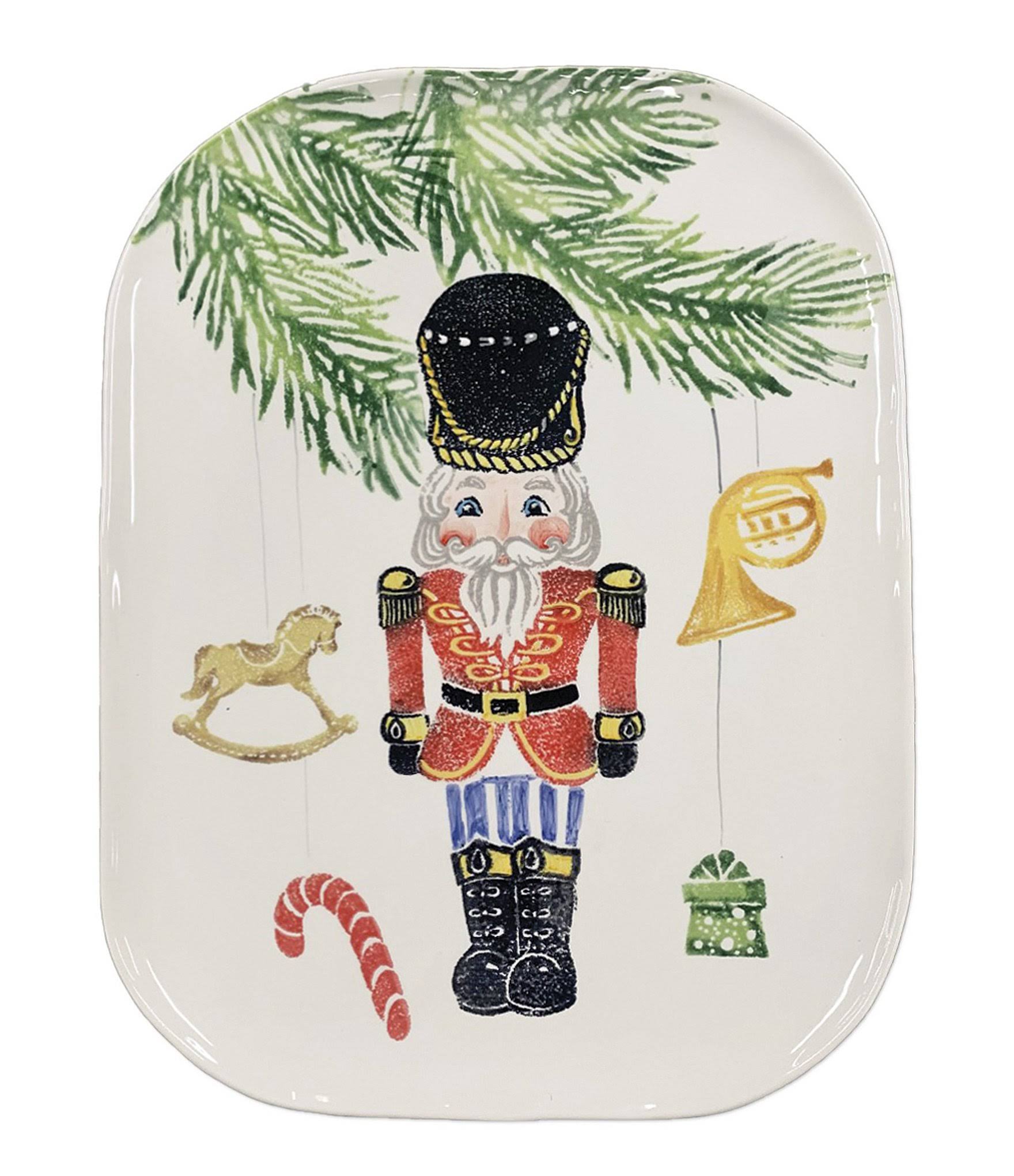 Vietri Nutcrackers Medium Rectangular Platter FM_WRTDHJVK