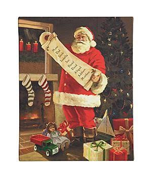 Personalized Unframed Santa's List Canvas - 16x20 D2477827 EW_413C4DGF