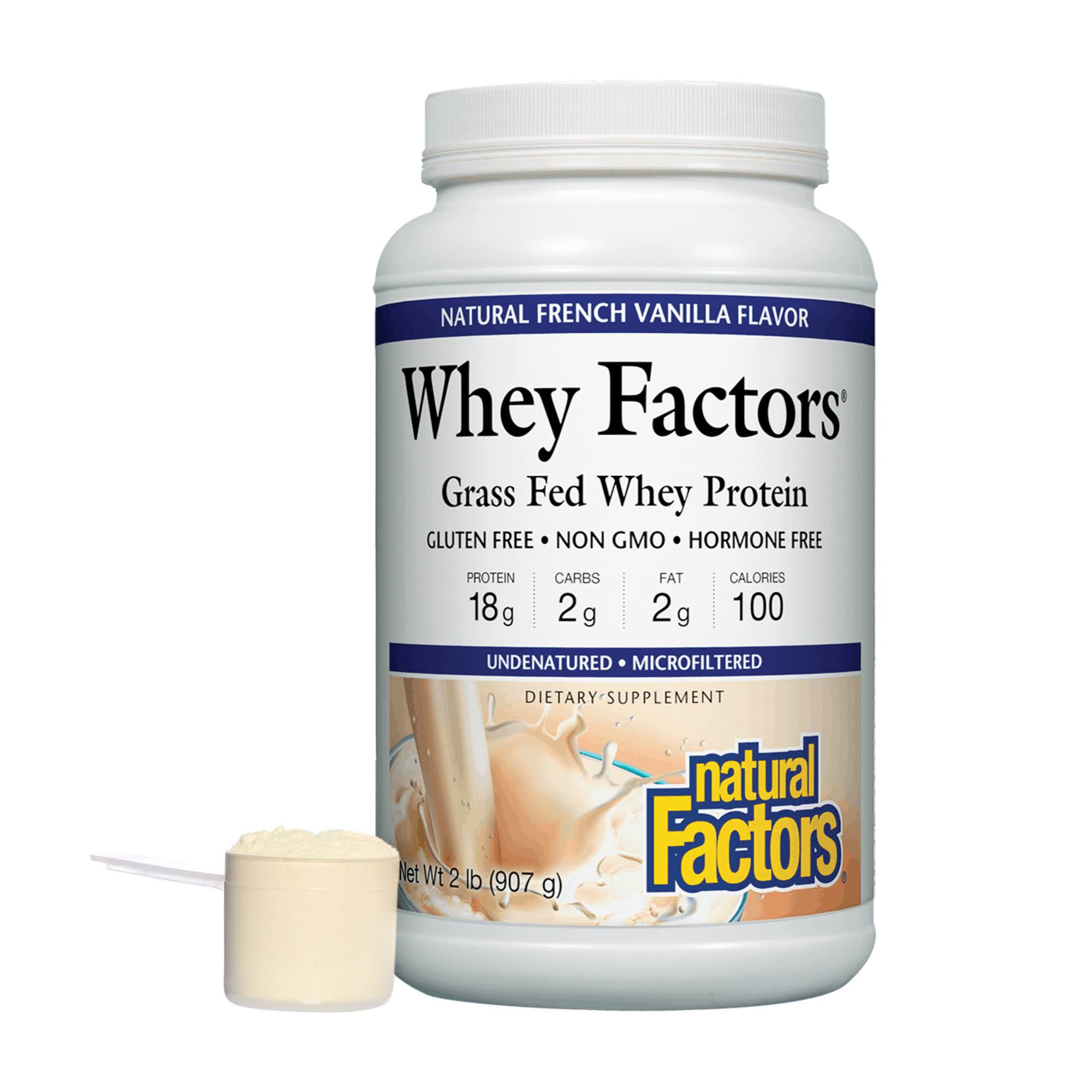 Natural Factors Whey Protein, Vanilla - 2 lb tub K7_7KF3XONB
