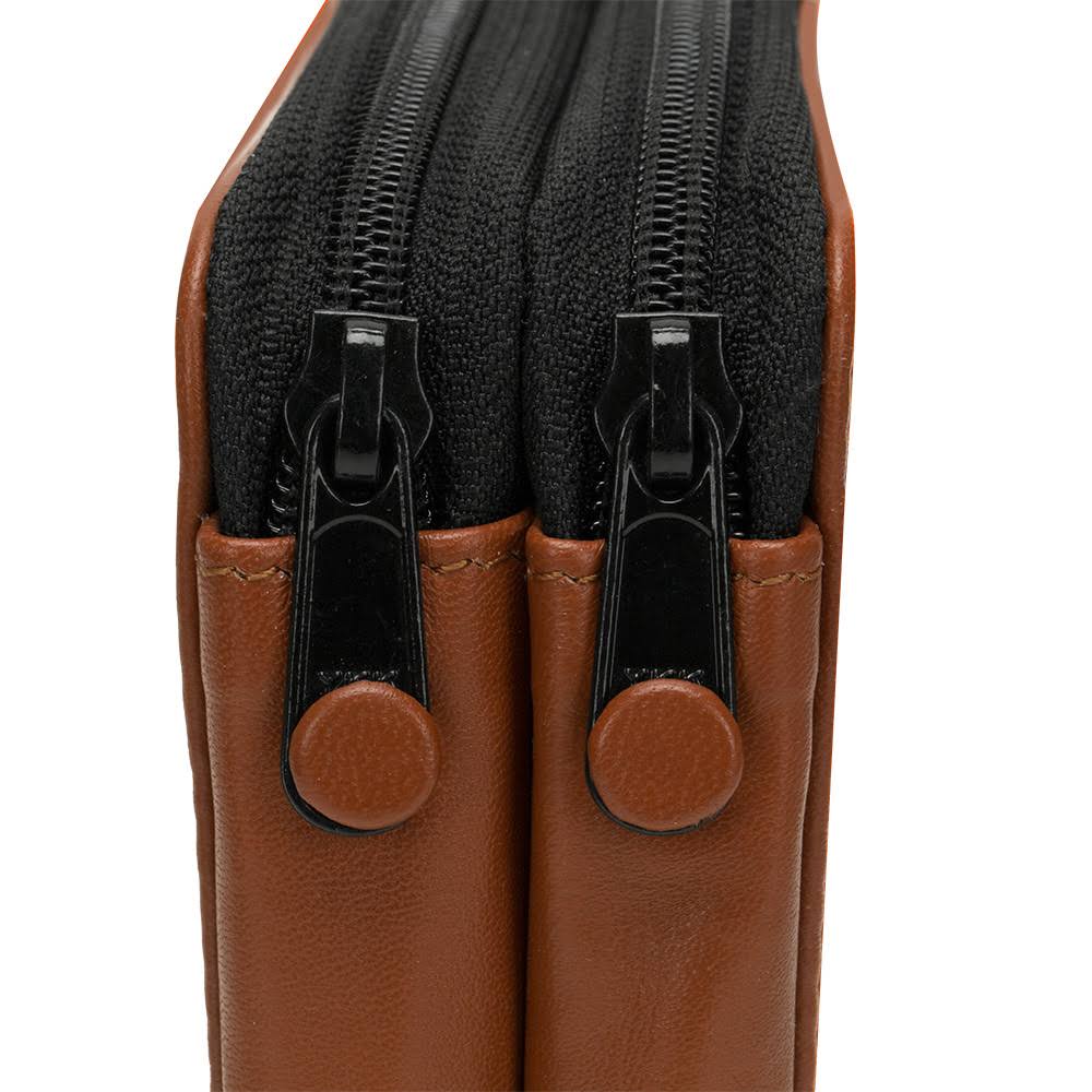 Creative Mark 96 Count Genuine Leather Pencil Case Cognac - Holds NV_WXYJ2HPY