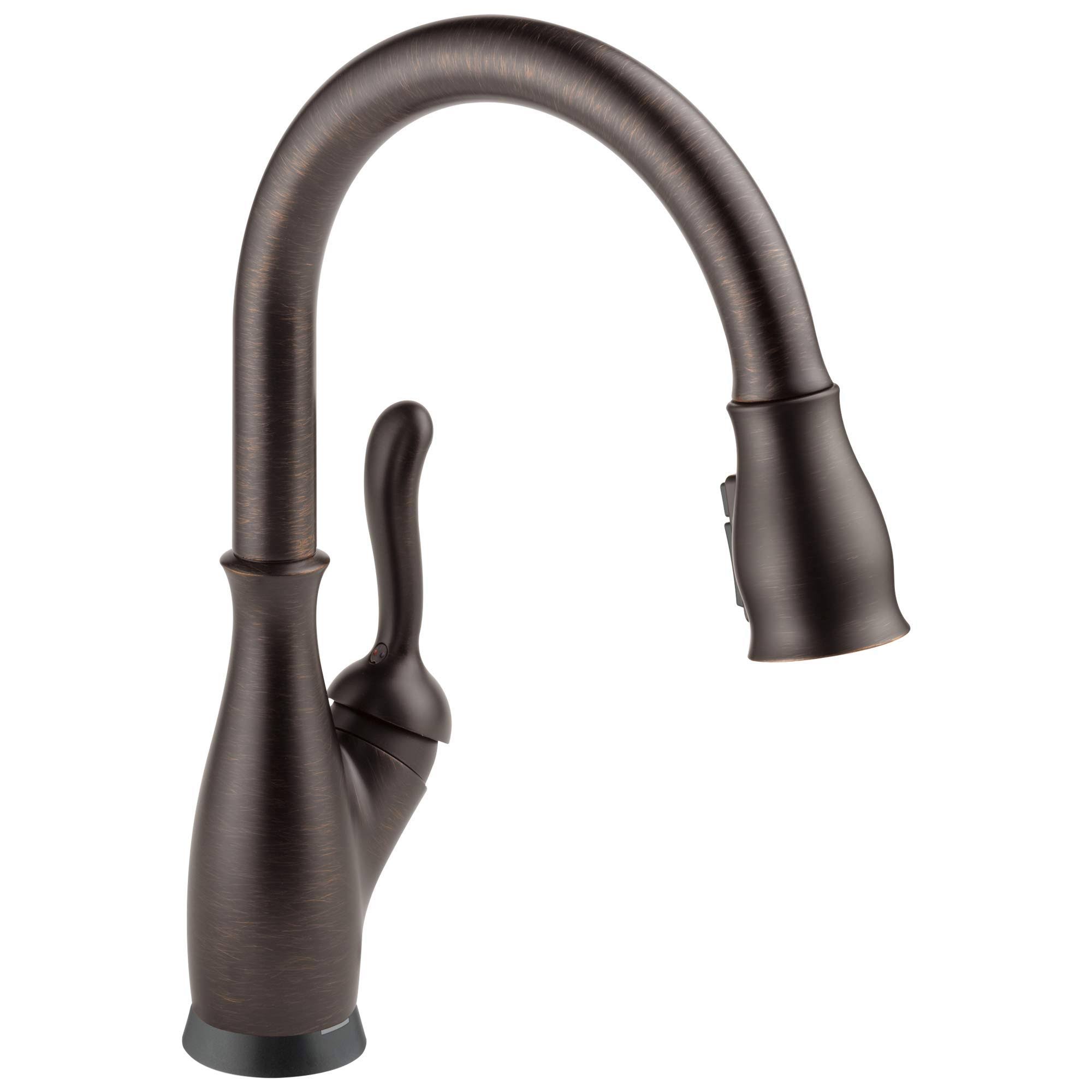 Delta 9178TV-RB-DST Leland VoiceIQ Single Handle Pull-Down Faucet with Touch20 Technology in Venetian Bronze 09_A08JRGW8