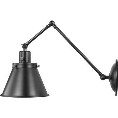 Varvara 1 - Light Dimmable Swing Arm Breakwater Bay Finish Black 7Y_IKTS1JL7