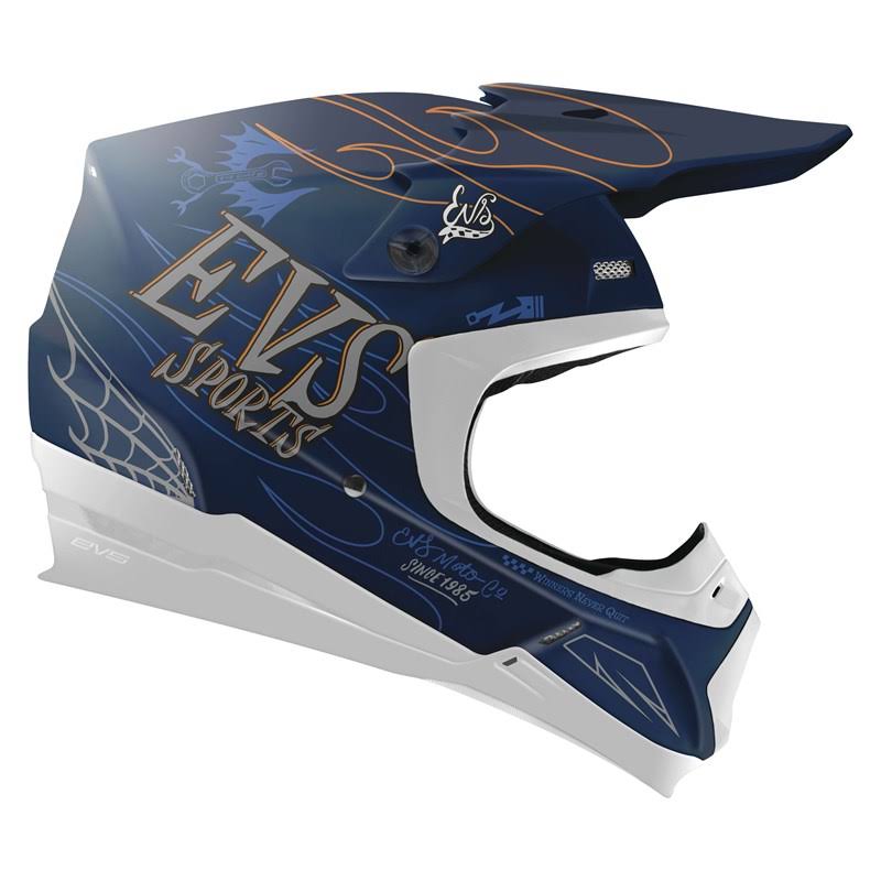 EVS T5 Fink Helmet - Matte Blue - M R0_UGYGG277