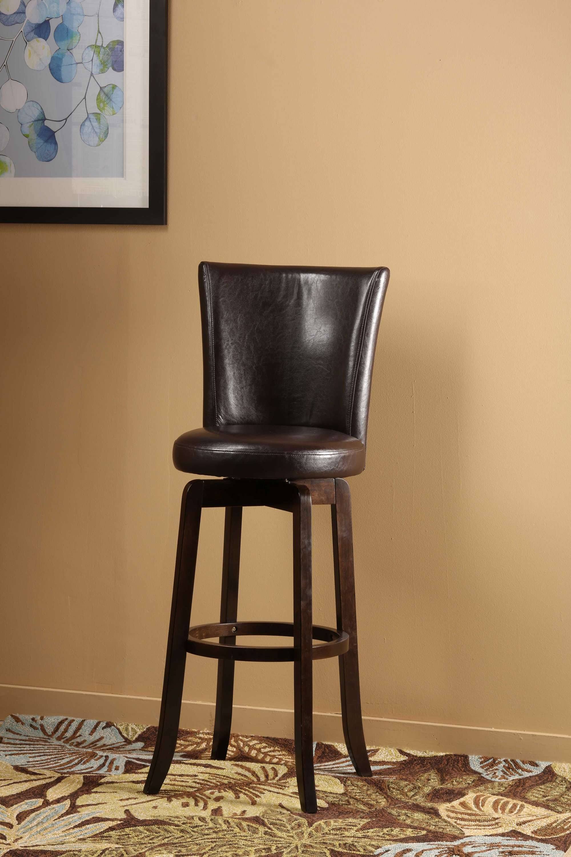 Hillsdale Furniture Copenhagen Swivel Bar Stool, Espresso TO_JJSFXIZ6