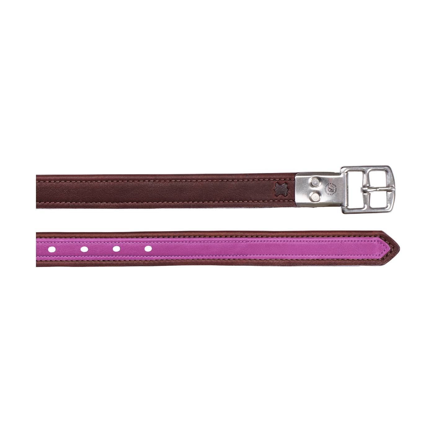 Bates Victrix Havana Stirrup Leathers 54 Pink Brown L9_59Y2NH0J