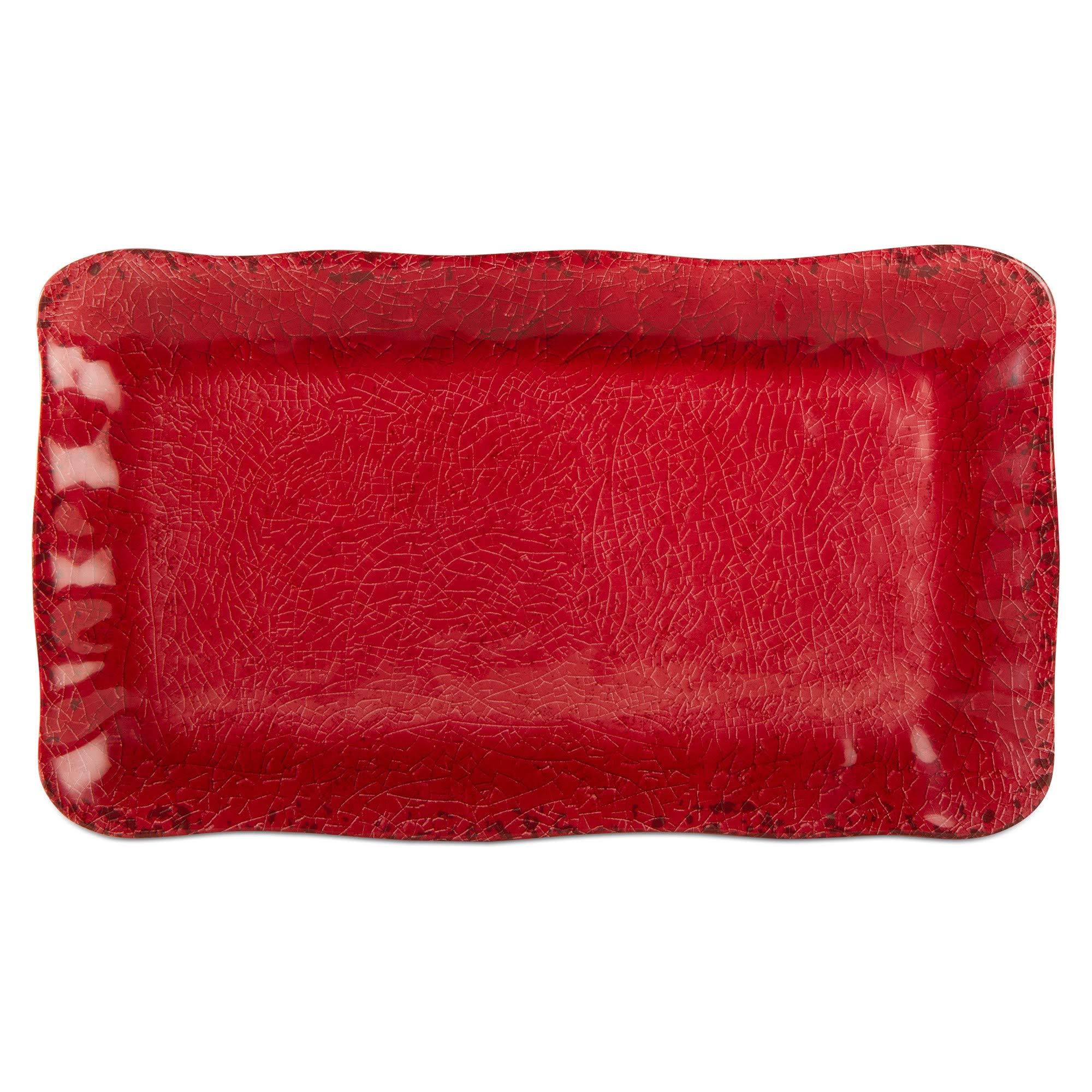 Tag Veranda Melamine Platter Red 8N_81KOJDXW