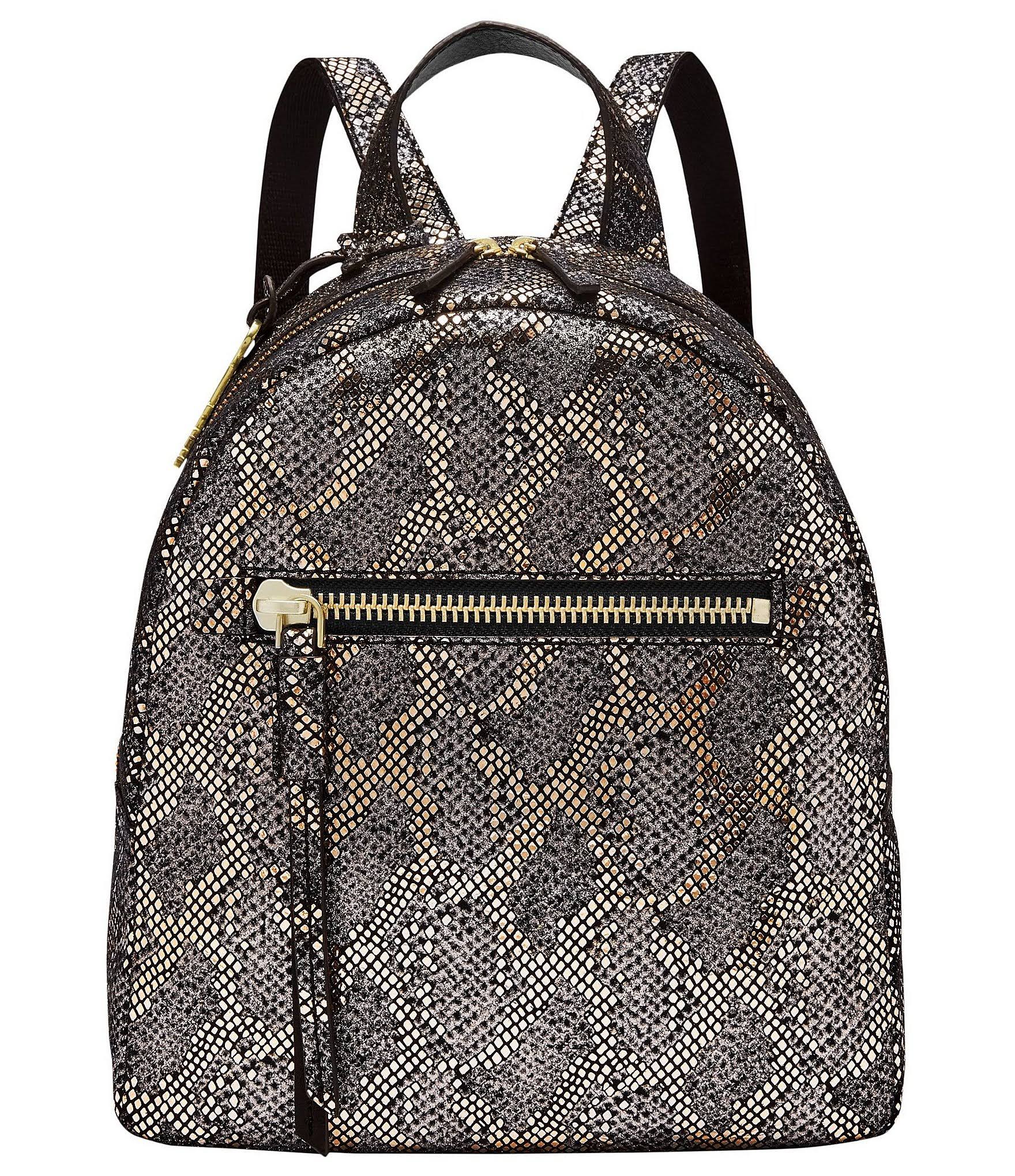 Fossil Megan Backpack - Silver Metallic PF_3T9URIFJ