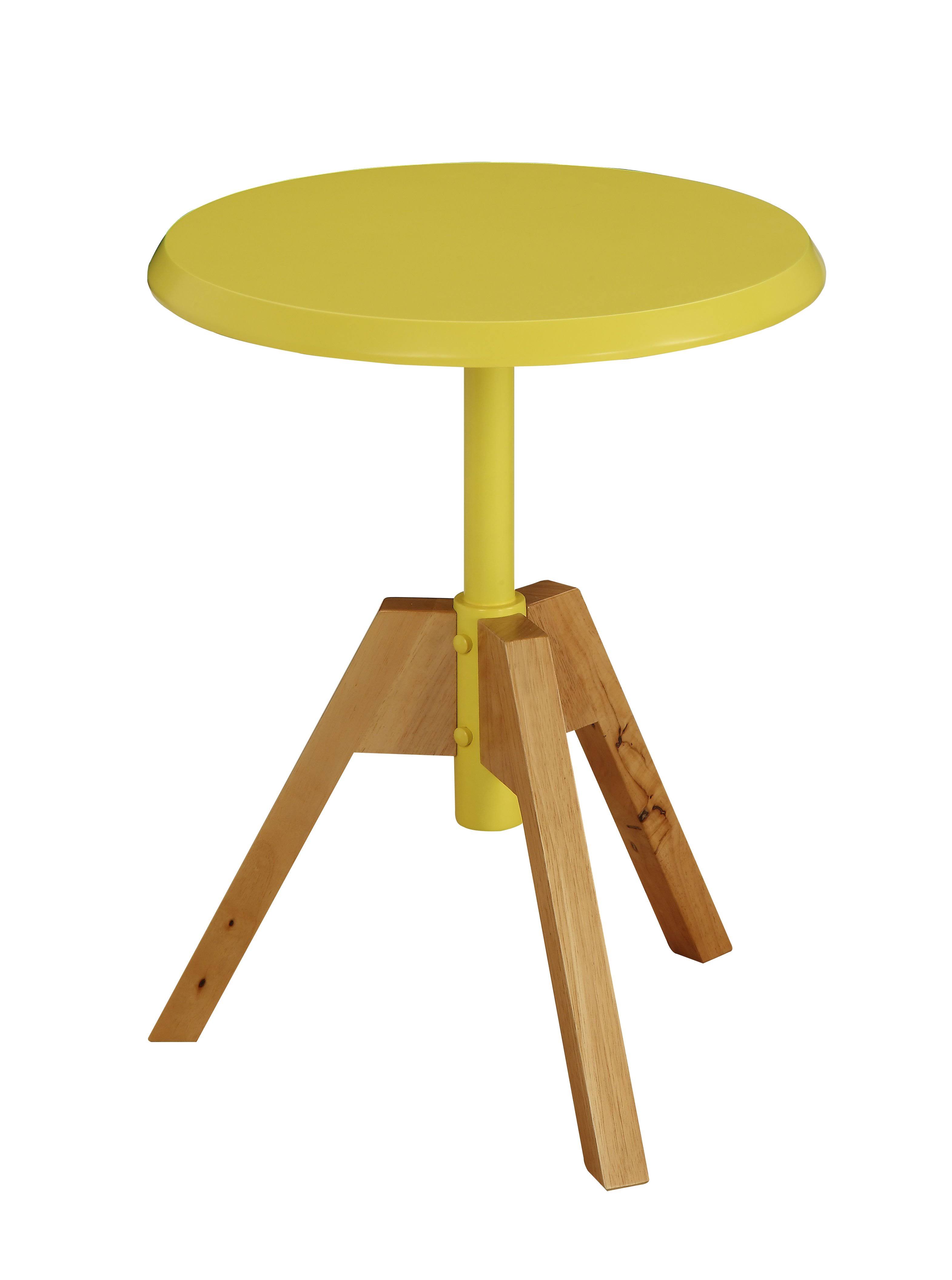 Acme Lumina End Table Yellow Natural ZA_Y535UDRE