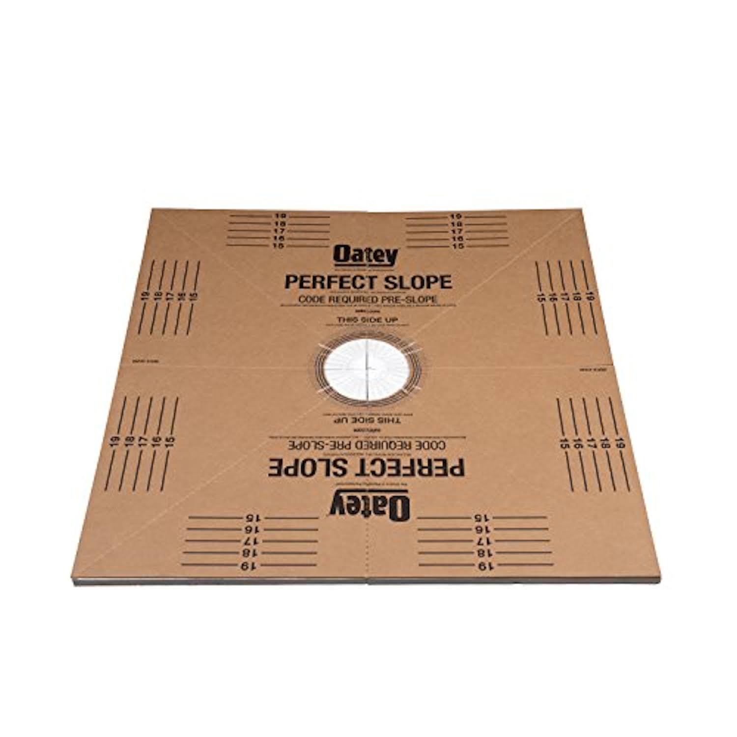 Oatey 41640 Perfect Shower Slope Base, Brown HU_HMZ8WW3W