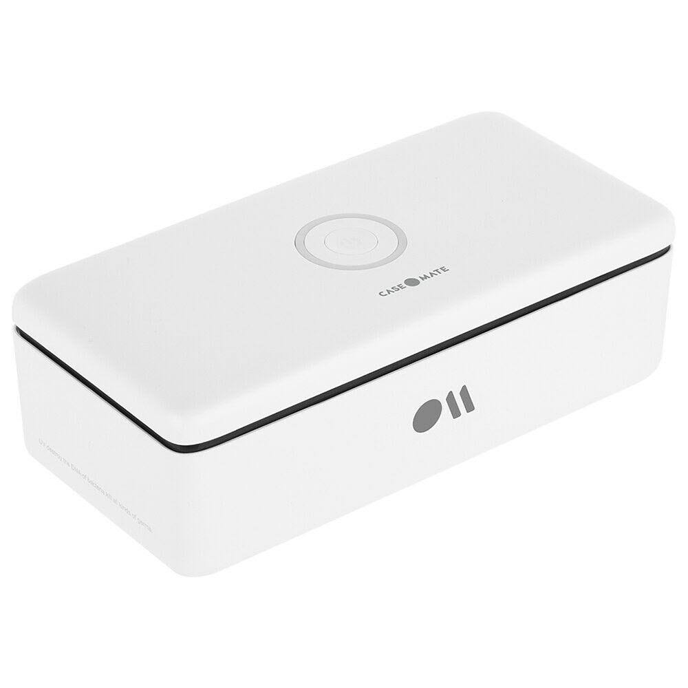 Case-Mate UVC Sanitizing Box | UV LED Sanitizing Box for Devices White EU_SDYRTACE