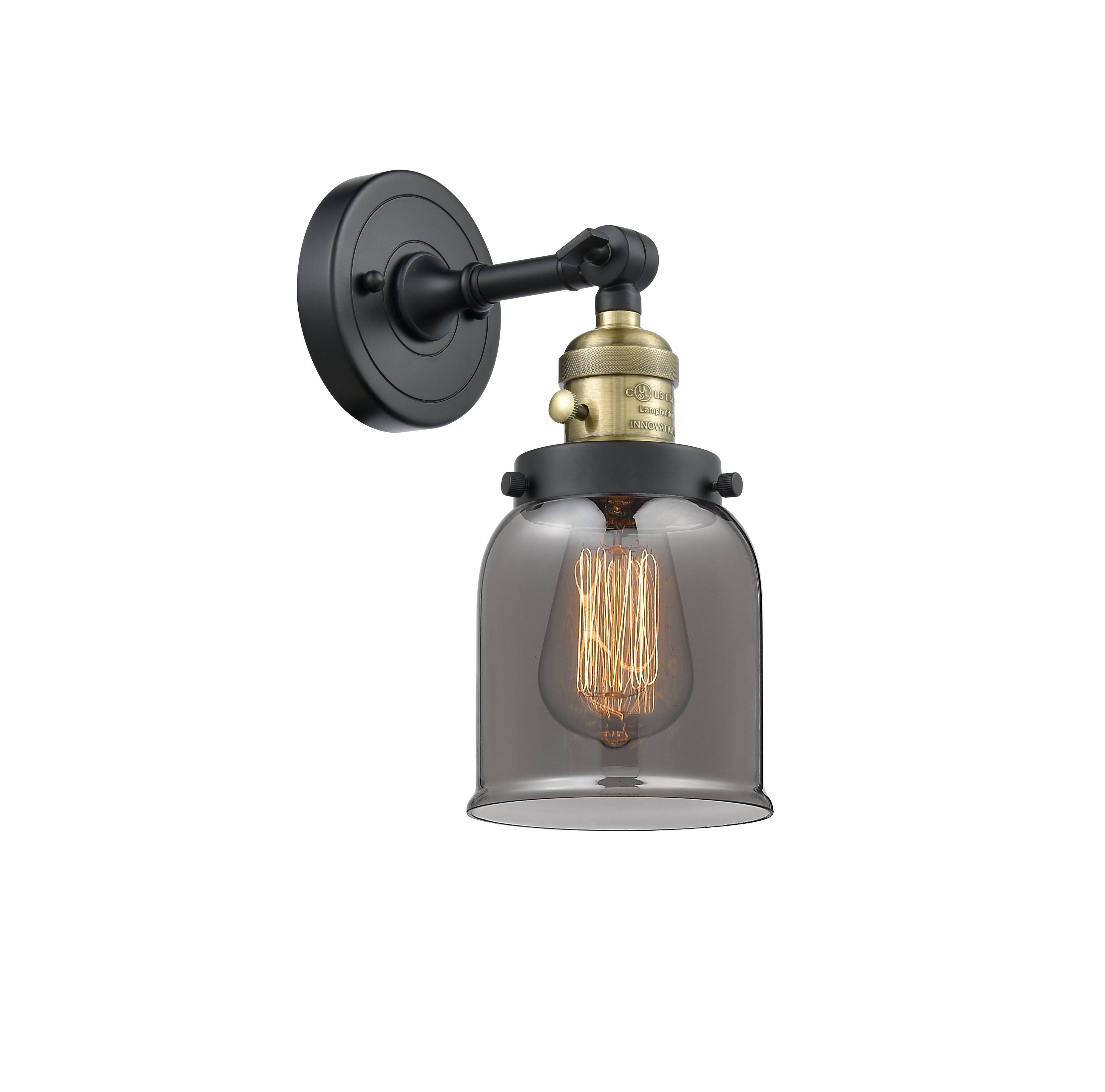 Innovations Lighting-Small Bell 1 Light Sconce-203SW-BAB-G53 IR_AGWJLTZ8