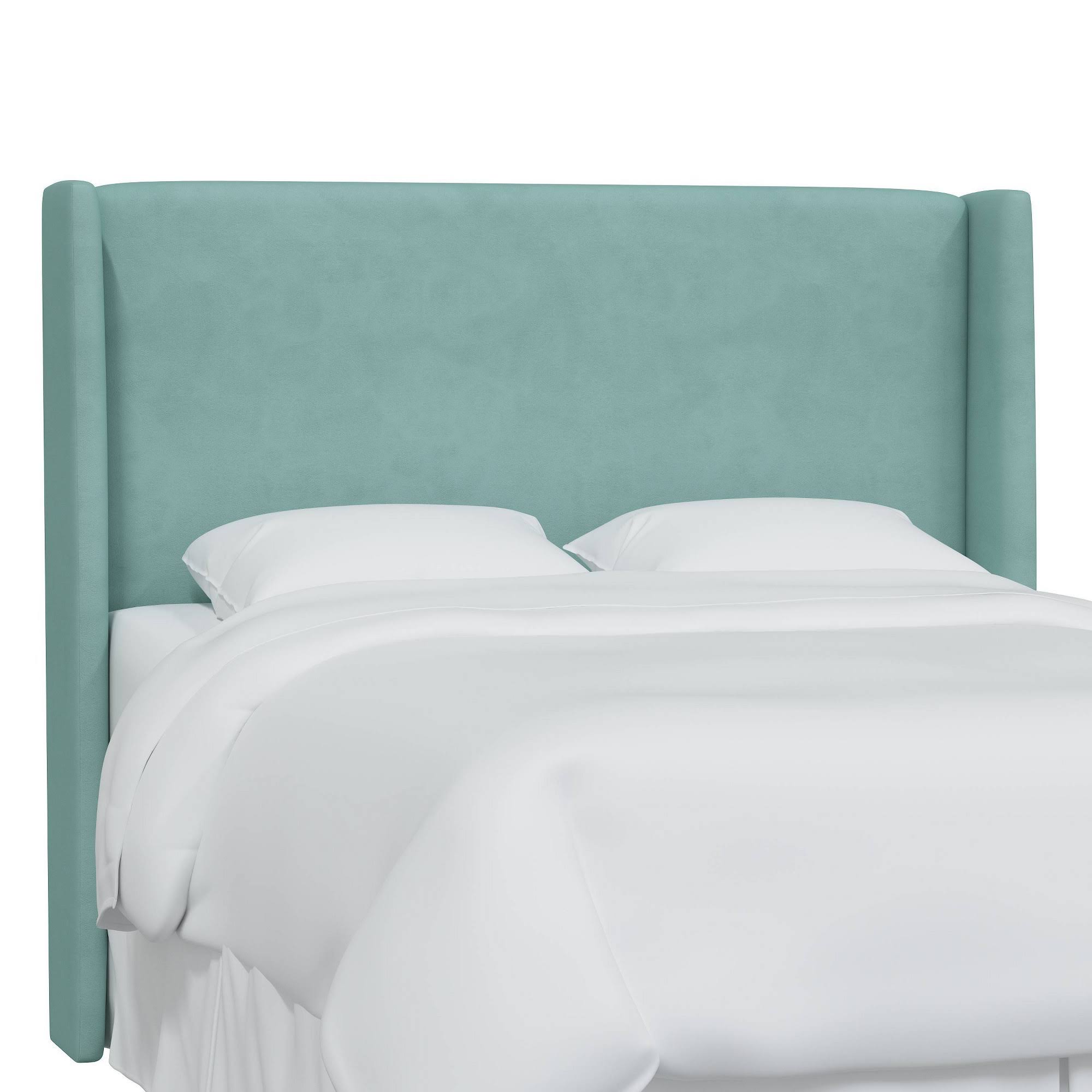 Twin Antwerp Wingback Headboard Velvet Caribbean - Project 62 TC_GFVBUD3J