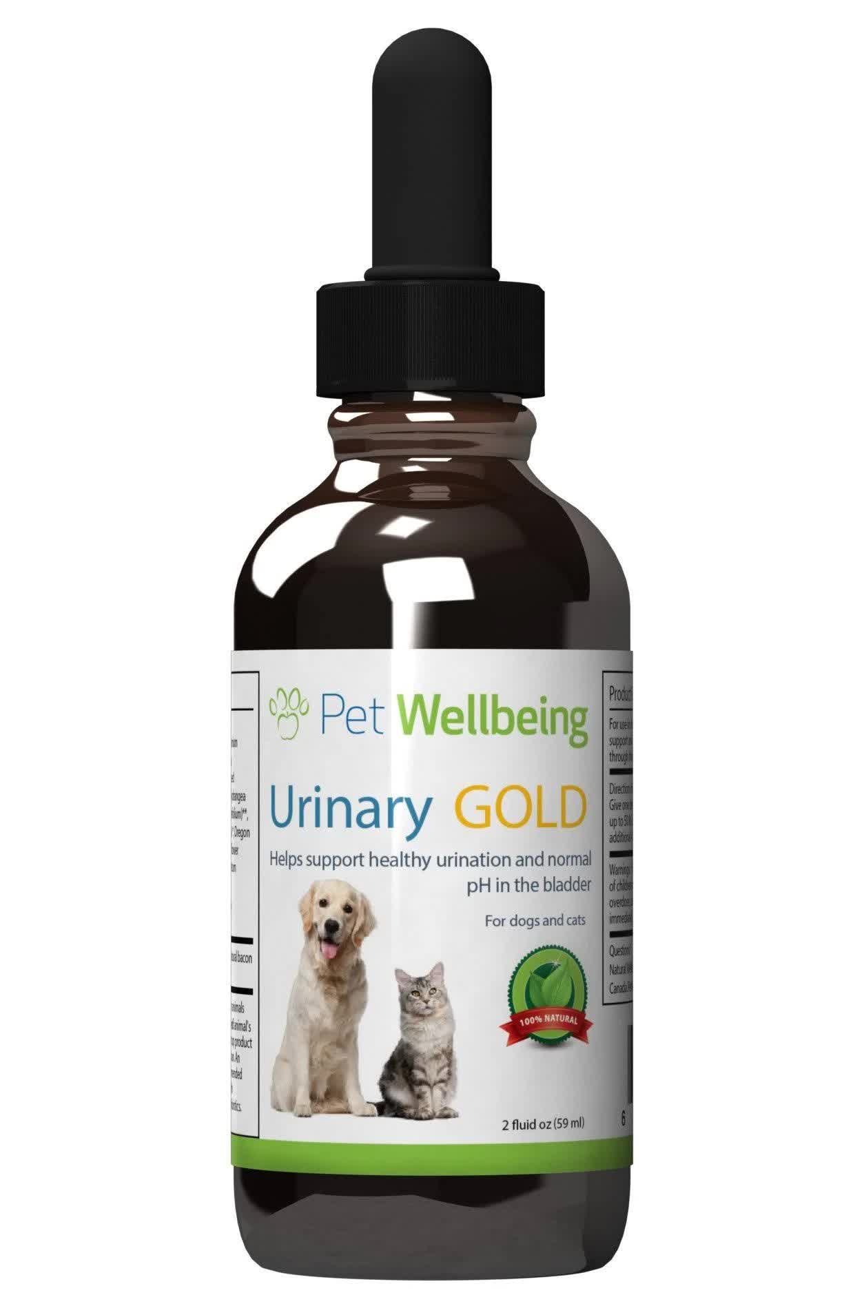 Pet Wellbeing - Urinary Gold for Dogs - Natural Support for Dog Urinary Tract Health 2oz OG_AXXASEUX