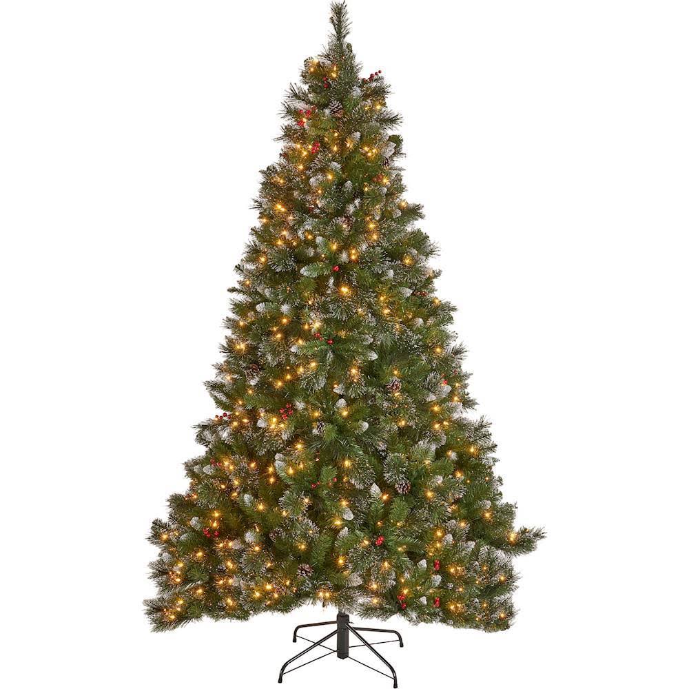 Noble House 4.5' Mixed Spruce Clear Light Artificial Christmas Tree UQ_V885ES9O