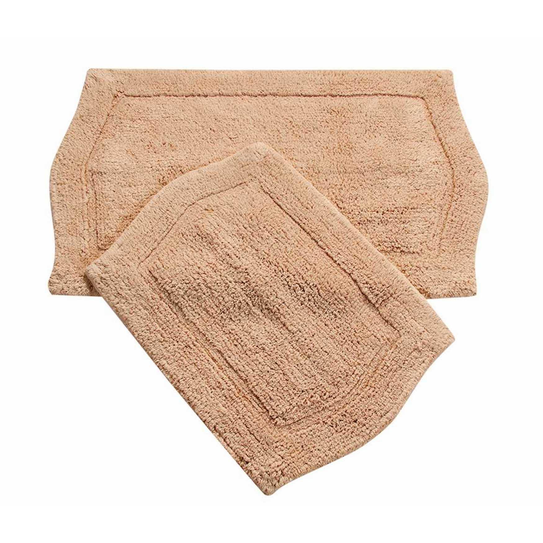 Waterford 2 Piece Bath Rug Set 17x24 21X34LINEN, Beige NP_4U4GYZHG