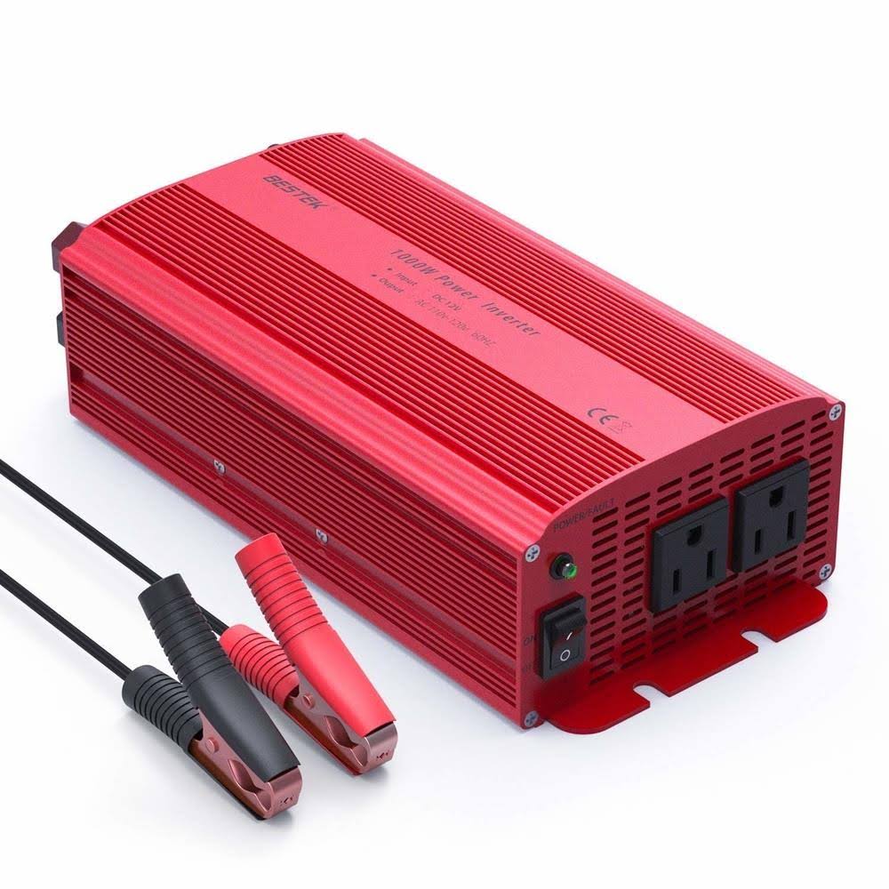 Bestek 12-Volt DC to AC 1000-Watt Power Inverter MRI10011 K3_TF2LYQLH