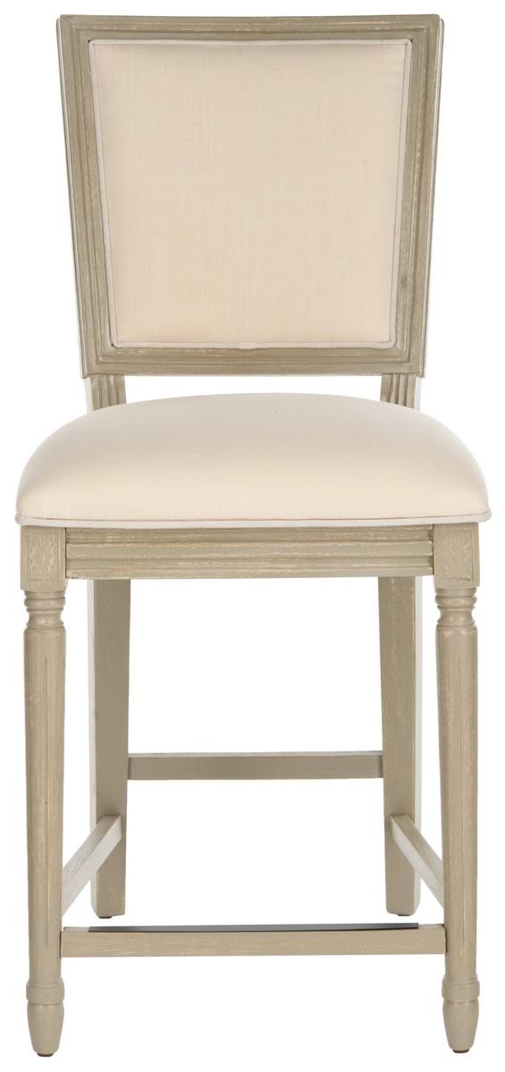 Safavieh Buchanan Rectangle Counter Stool - Light Beige (Set of 2) D8_RLGCRAHG