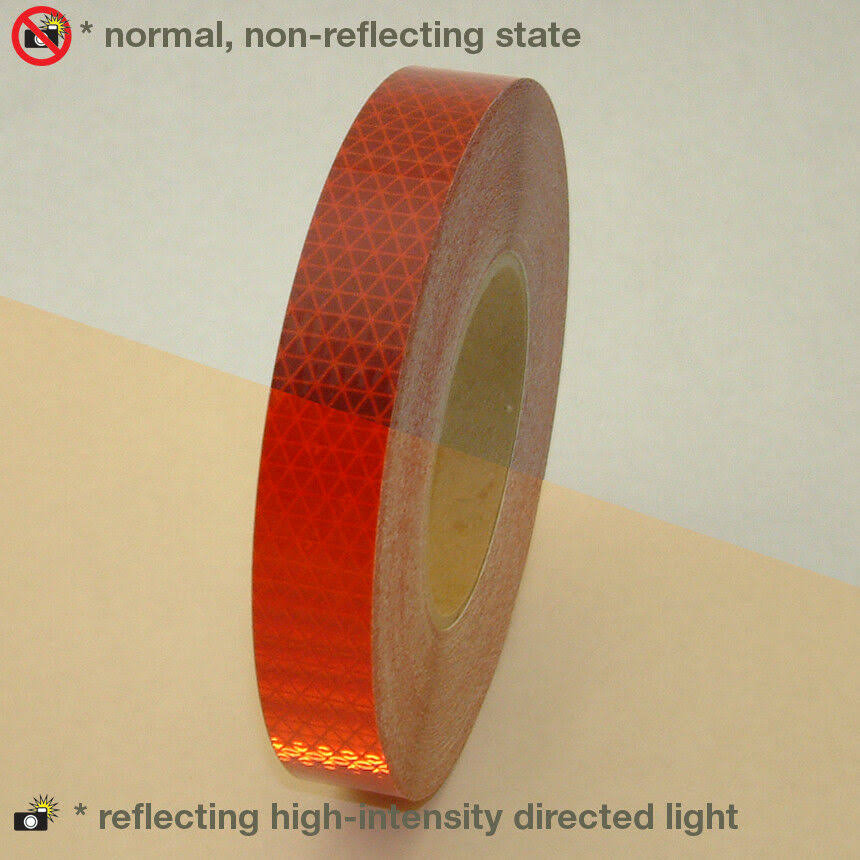 Oralite V92-DB Conspicuity Tape 1 in. x 50 yds. (Red) MG_P9JTZBBA