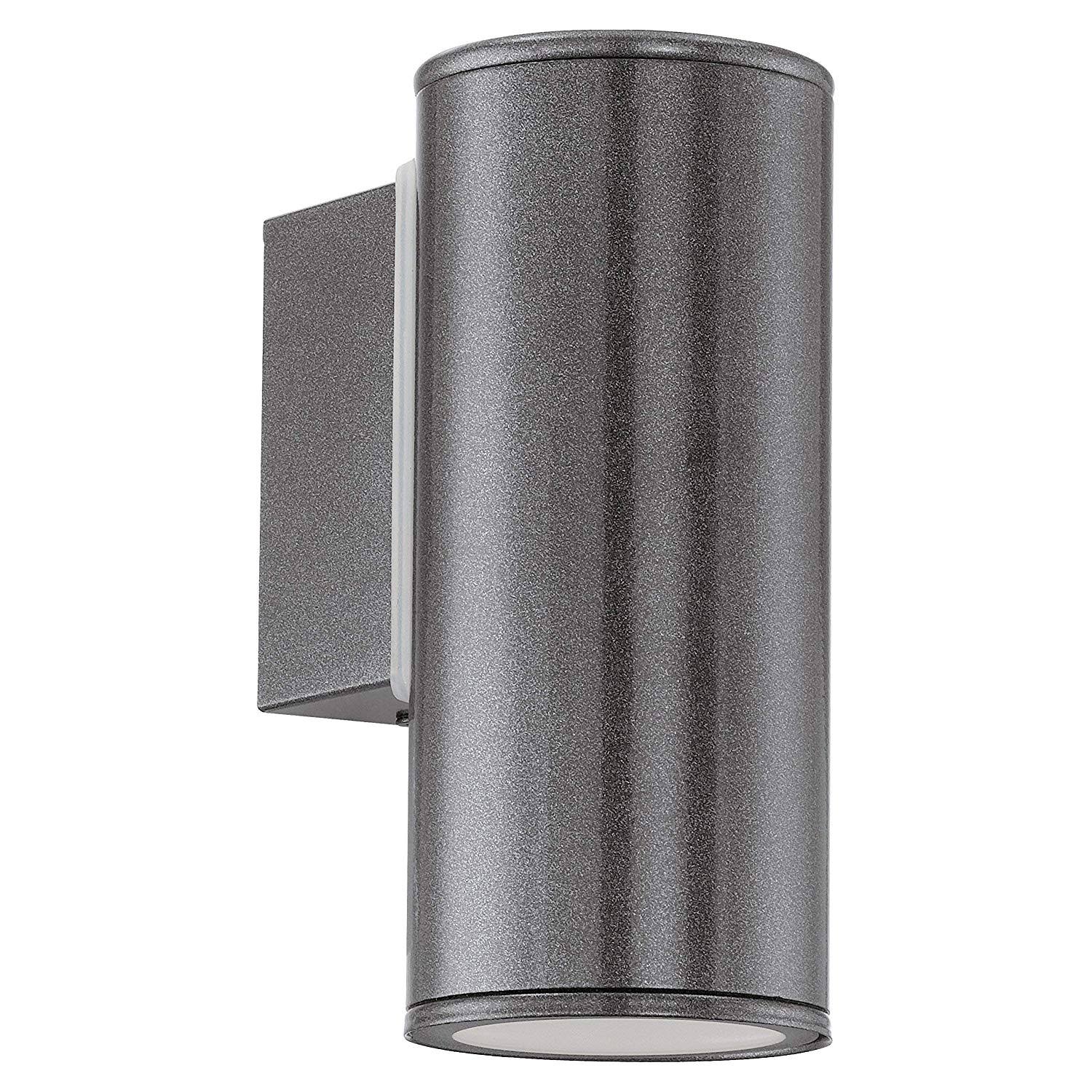 Eglo 94102 GU10-LED Anthracite Outdoor Wall Light Riga W3_4NQJLMHZ