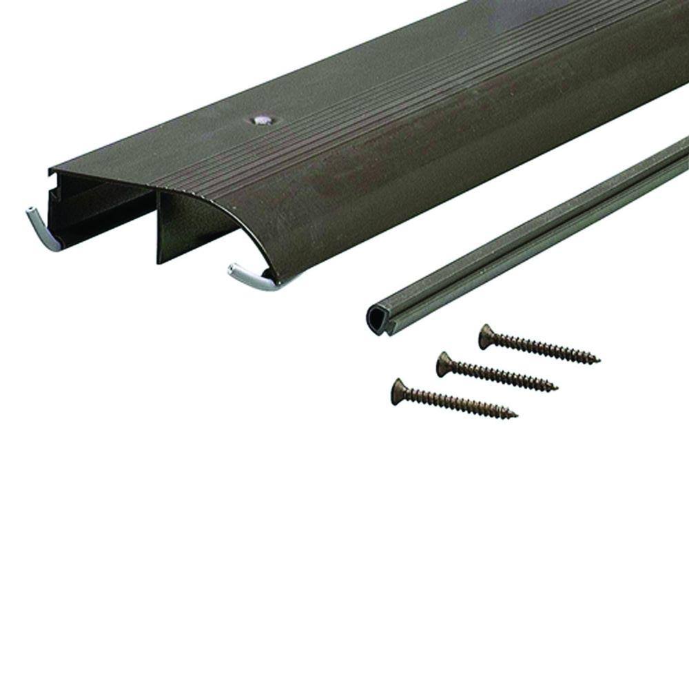 M-D Building Products 3-1/2 in. x 40 in. Bronze Aluminum Bumper Threshold DC_BCHORPJF
