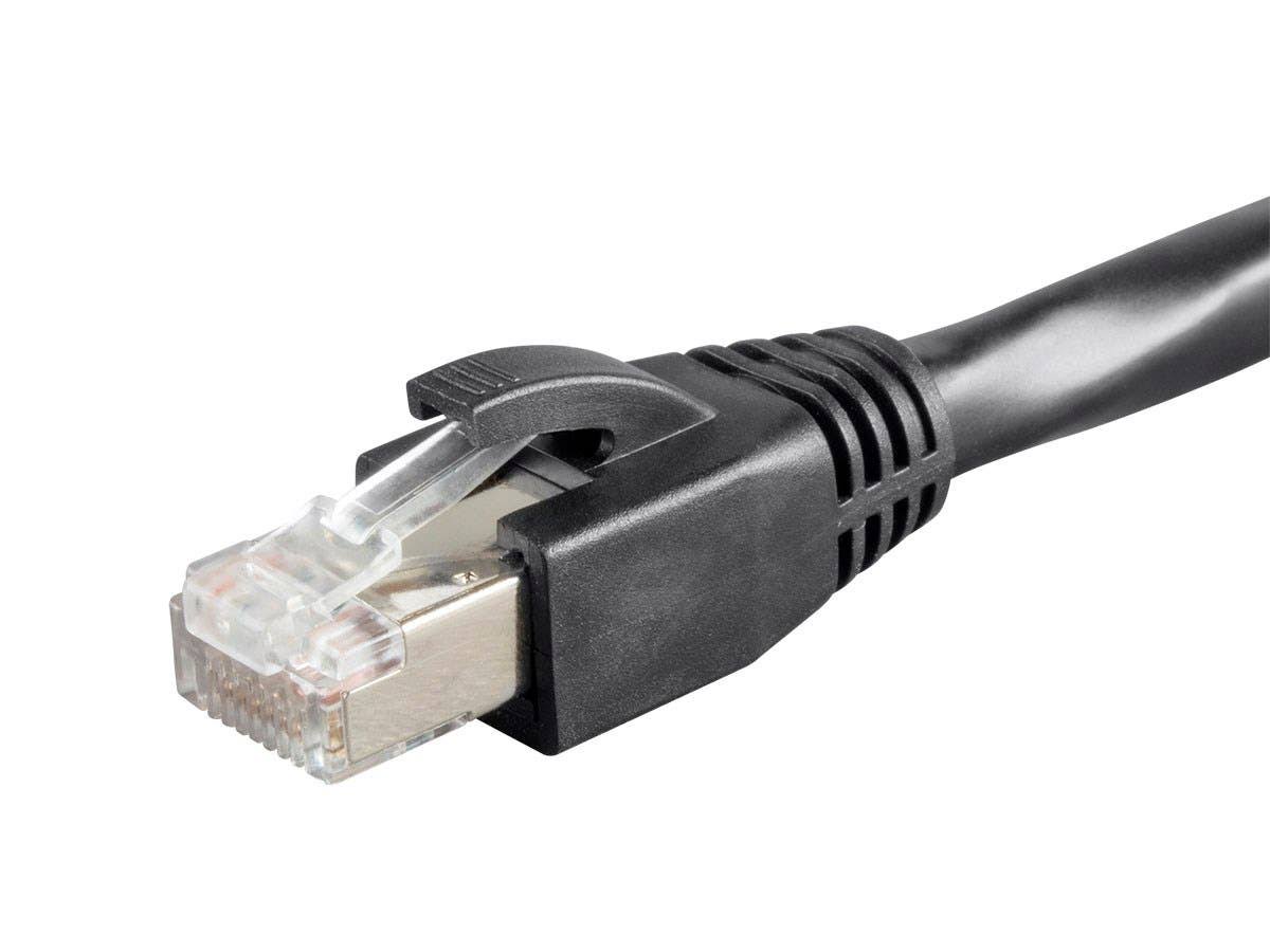Monoprice 31042 Entegrade Series Cat6 23AWG F/UTP Cmp Plenum Rated Ethernet Network Patch Cable, Black - 50ft UF_Z9HUF43N