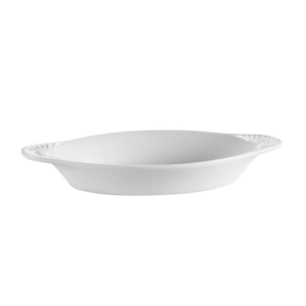 Acopa 12 oz. Ivory (American White) Oval Stoneware Rarebit - 12/Pack TO_S84VIWZP