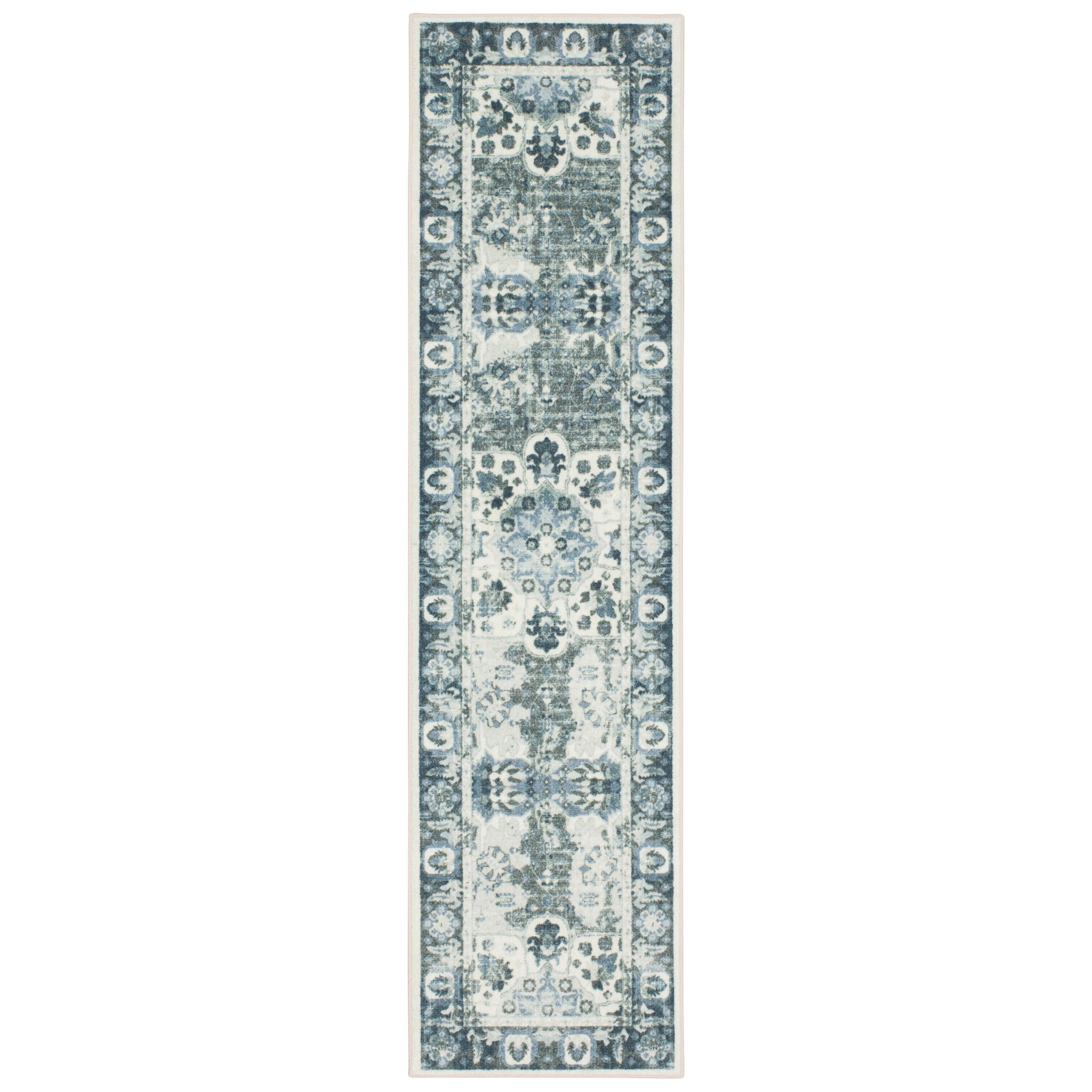 Mohawk Home Sevan Navy 2 ft. x 10 ft. Oriental Runner Rug, Blue TL_OEBLOZD8