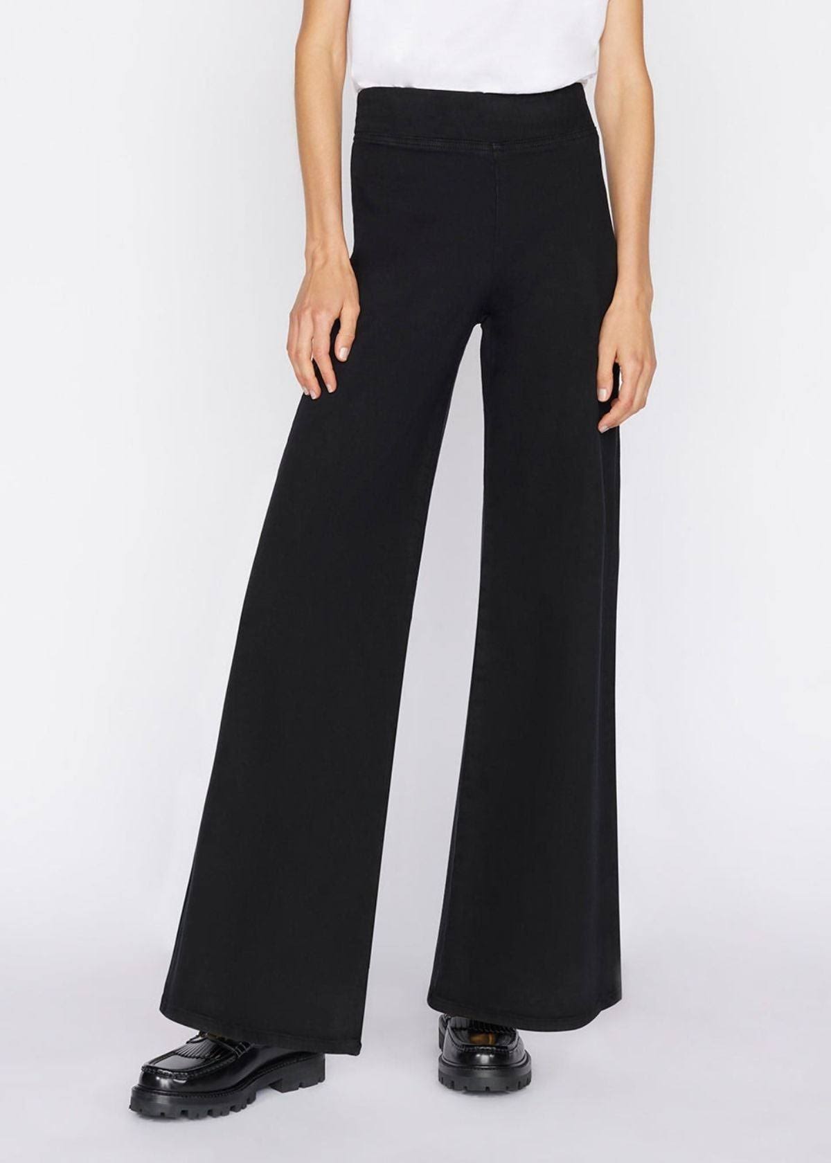 Frame Jet Set Wide-Leg Pants Sheen JA_6OTMQOFR
