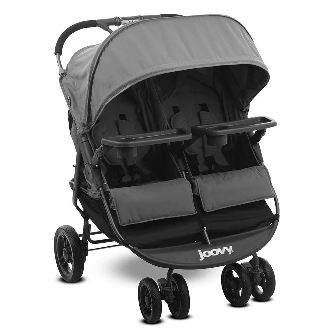 Joovy Scooterx2 With Child Tray Side By Side Double Stroller, 54_DNOYUWCI