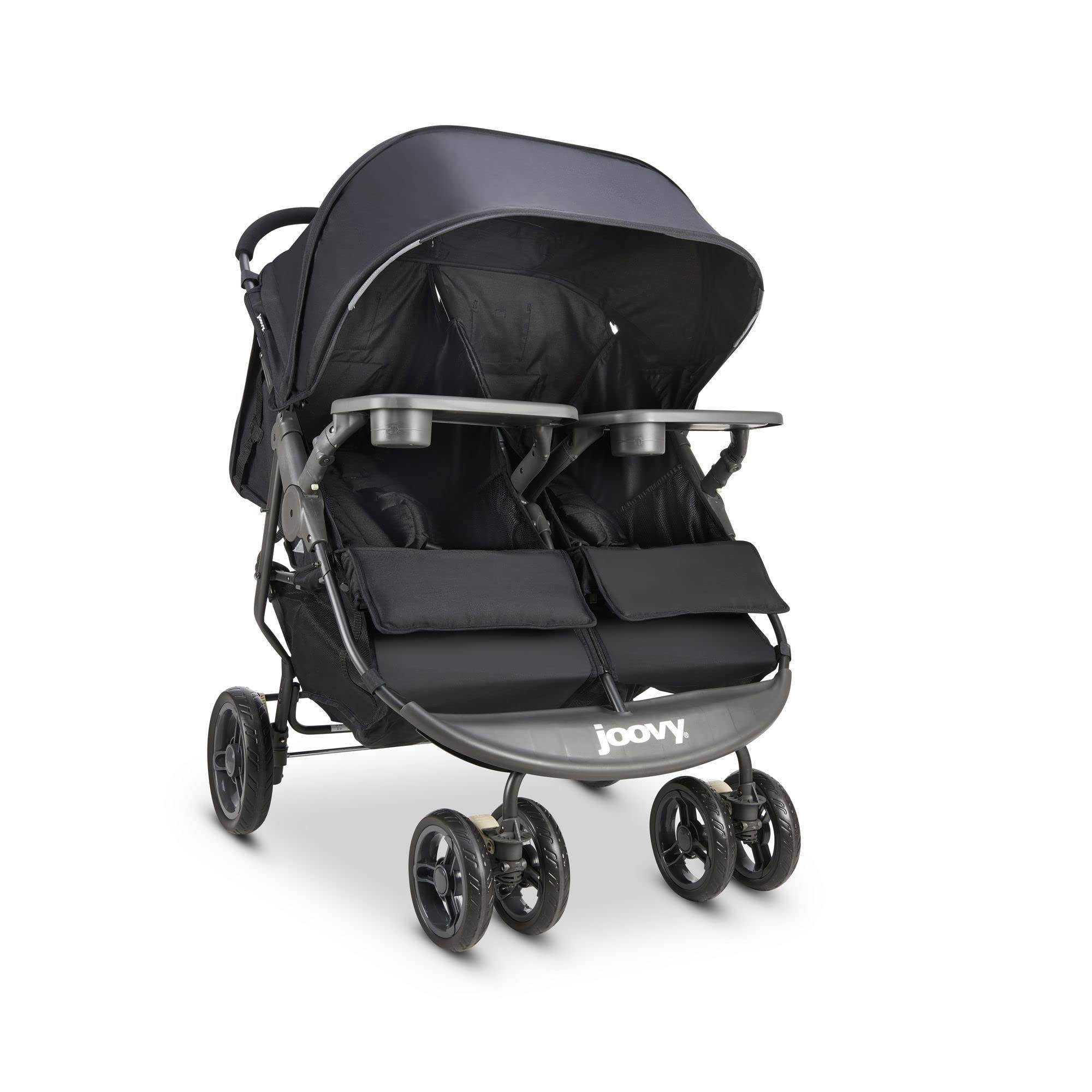 Joovy Scooterx2 With Child Tray Side By Side Double Stroller, 54_DNOYUWCI
