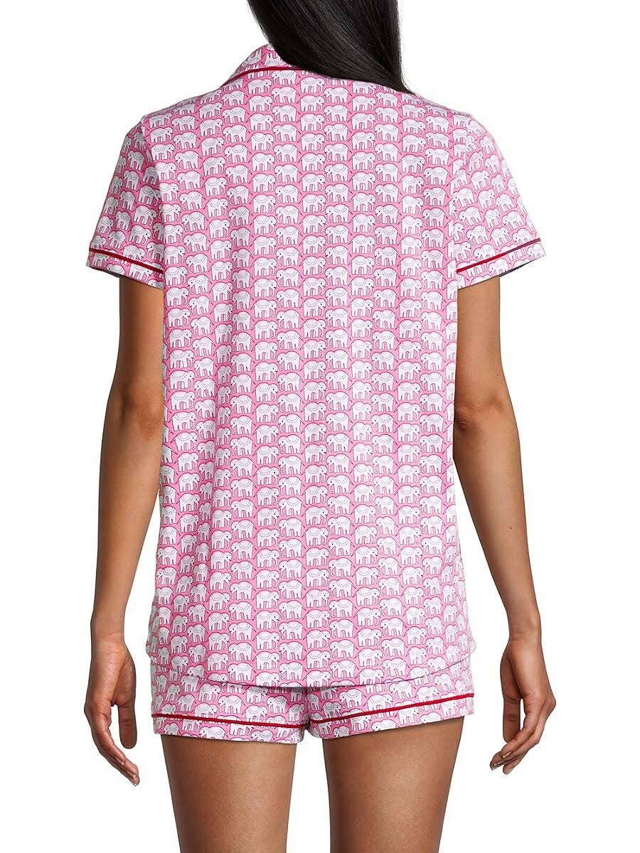 Roller Rabbit Hathi Polo Pajamas Pink BZ_XEV5FGT1