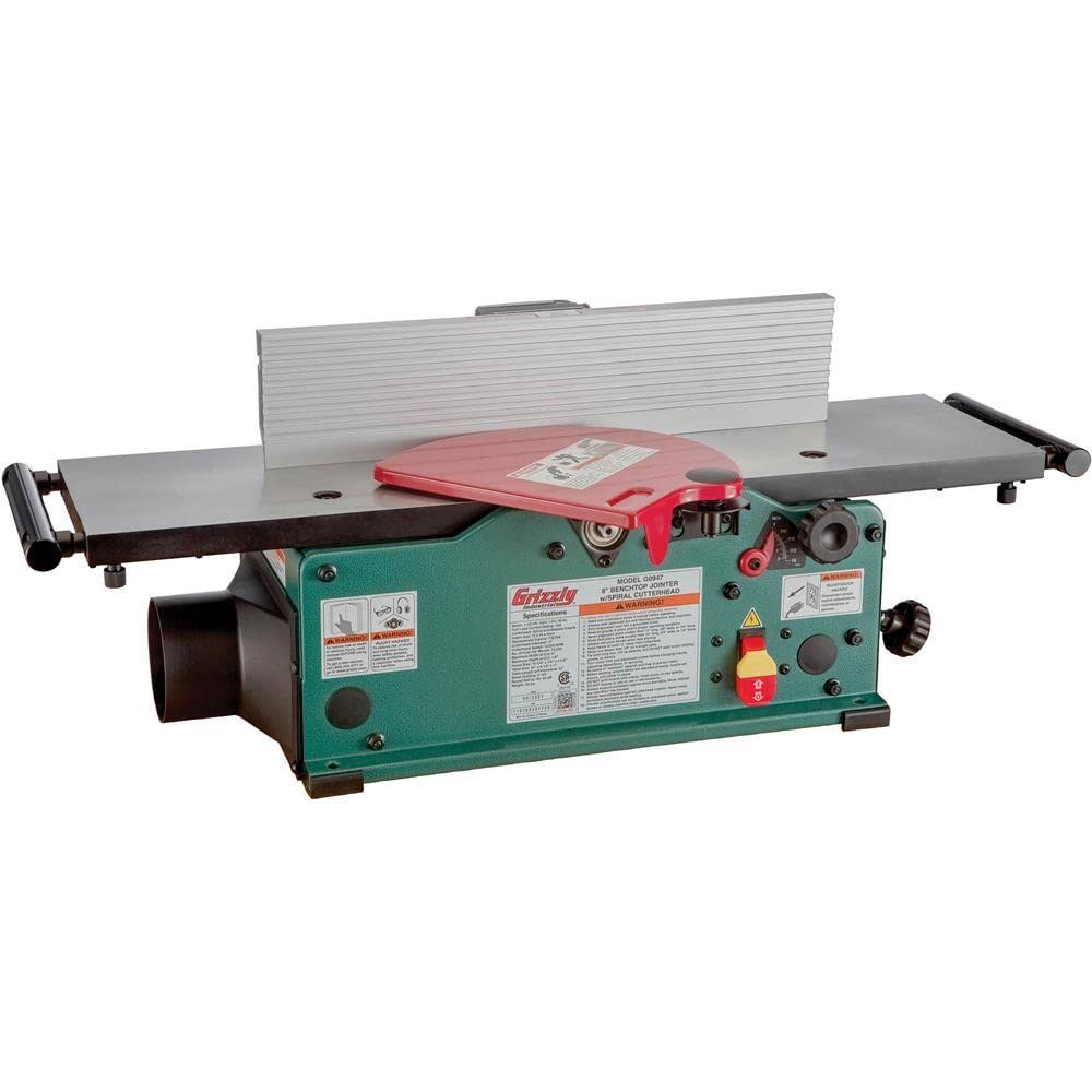 Grizzly G0947 - 8 Benchtop Jointer With Spiral-Type 22_SIKVEC7A