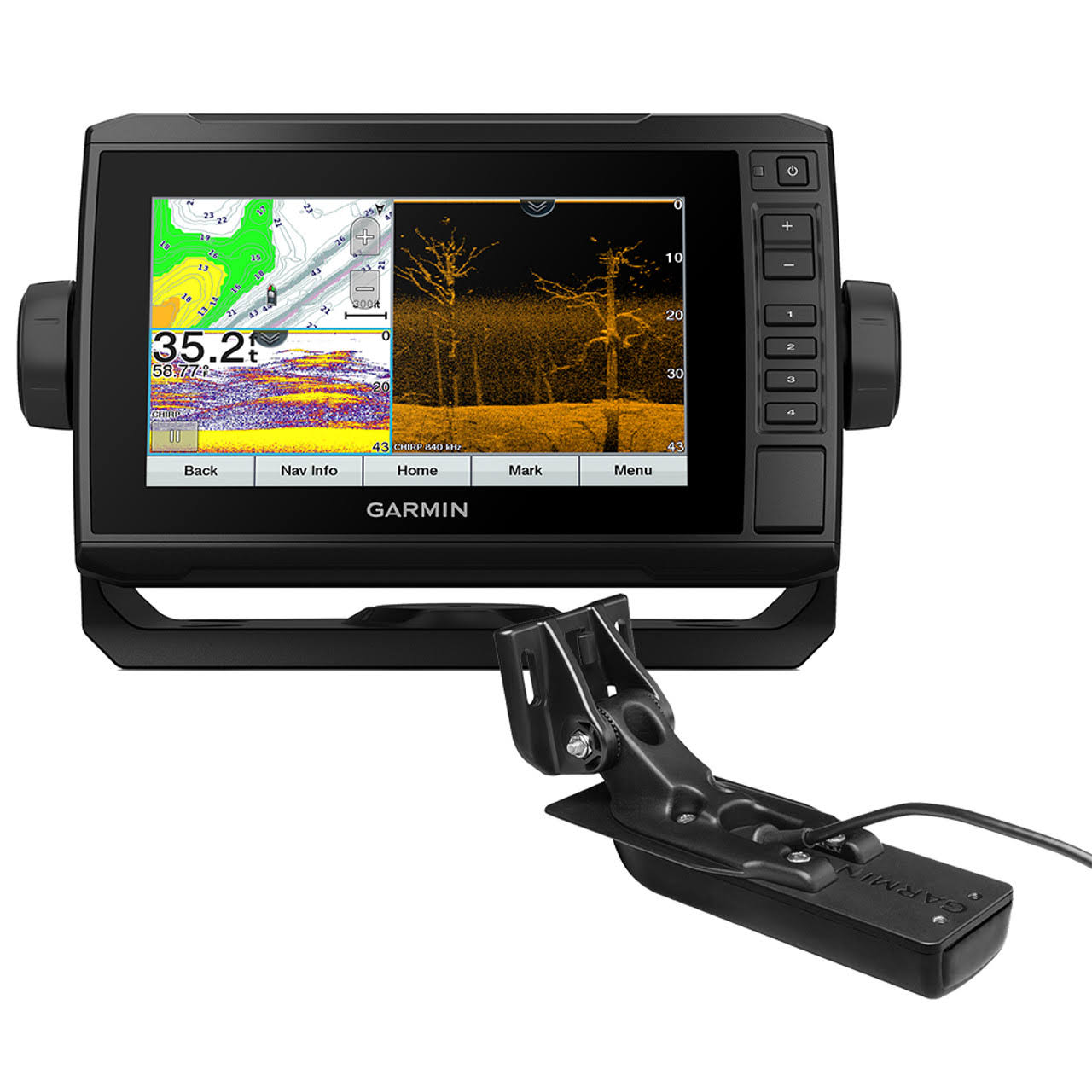 Garmin Echomap Uhd 73cv Us Lakevu G3 With Gt24uhd-Tm QY_XETQF6TD