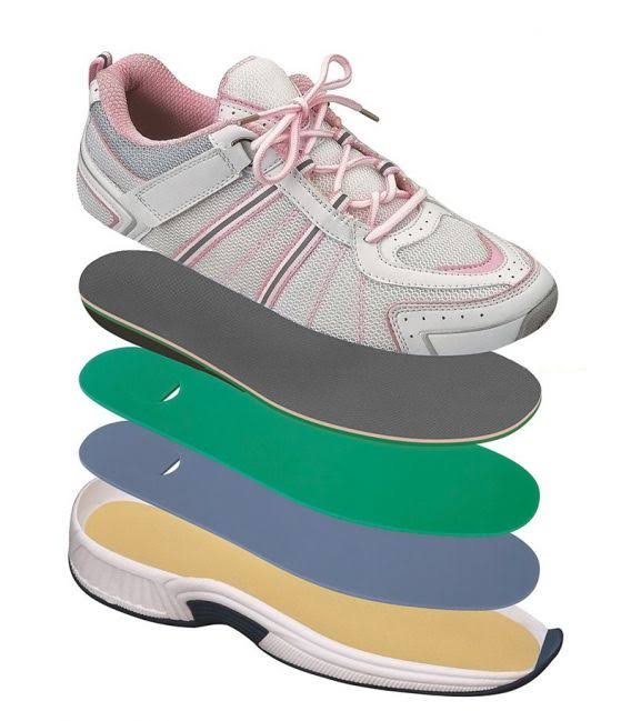 Orthofeet Tahoe Women's Athletic Tieless Shoes Pink - 5 UI_VCEA9JER